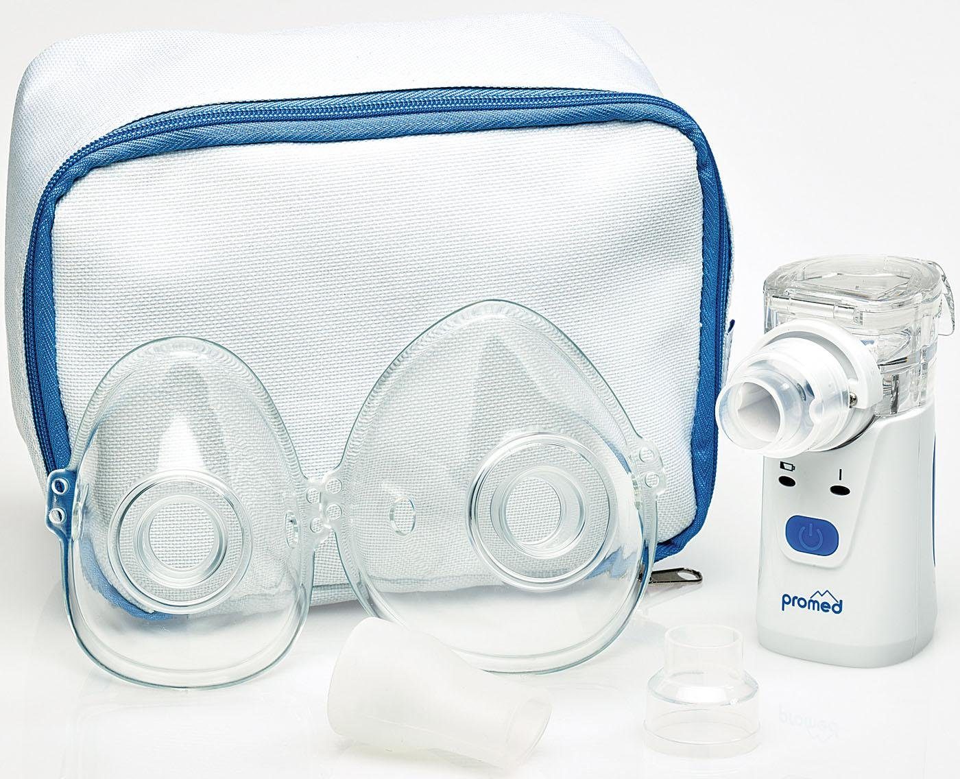 promed Inhalationsgerät INH-2.1 Ultraschall-Inhalator, ideal für unterwegs