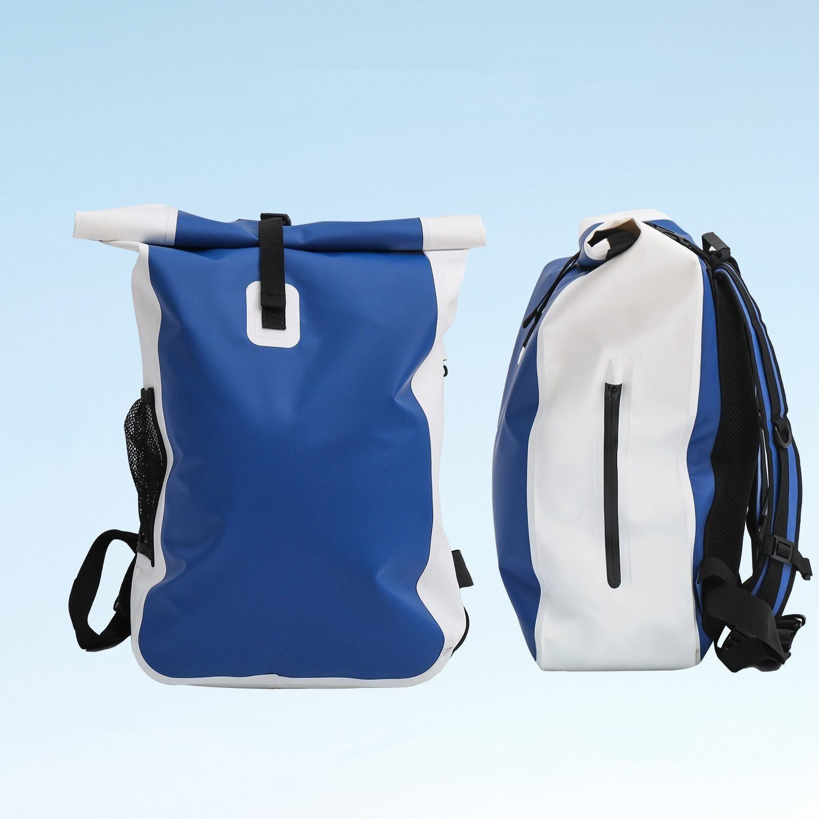 Elegear Rucksack 65×29×15 Rolltop Rucksack wasserfest mit Rolltop Verschluss, 25L (1-tlg), Freizeitrucksack Wanderrucksack Reiserucksack wasserfest & schick