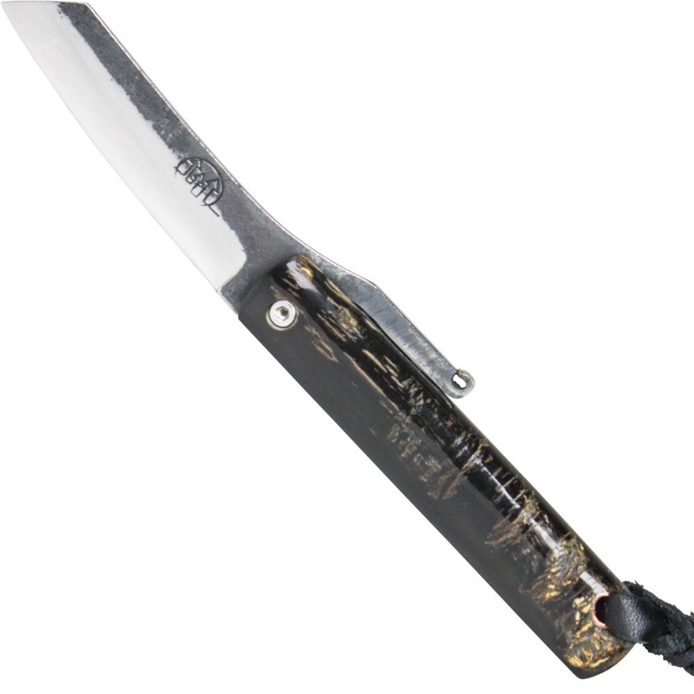 Citadel Knives & Swords Taschenmesser im Higonokami-Stil small Klappmesser Horngriff, nicht rostfrei