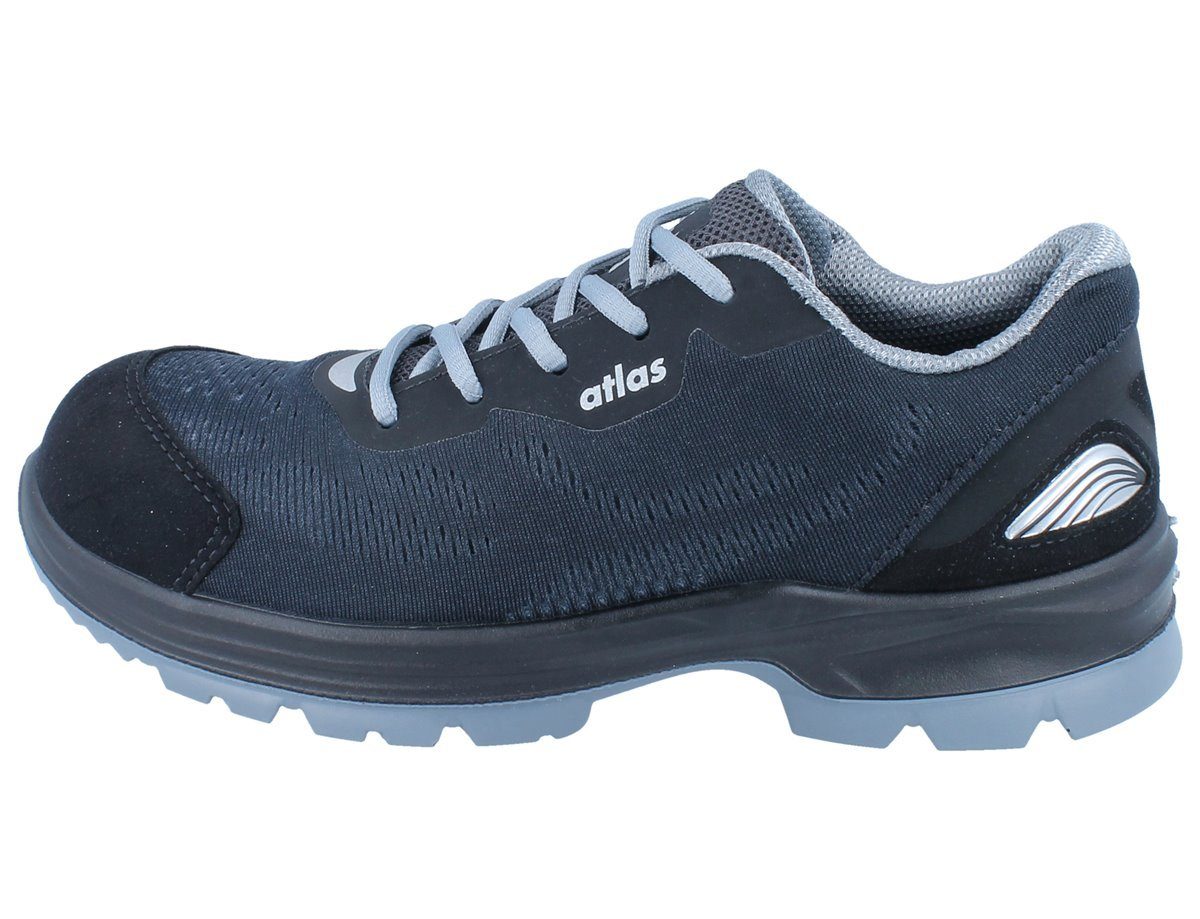 Atlas ATLAS Flash 1300 Herren Halbschuhe S1 grau Weite 12 - Größe: 38 Sicherheitsschuh Wechselfußbett