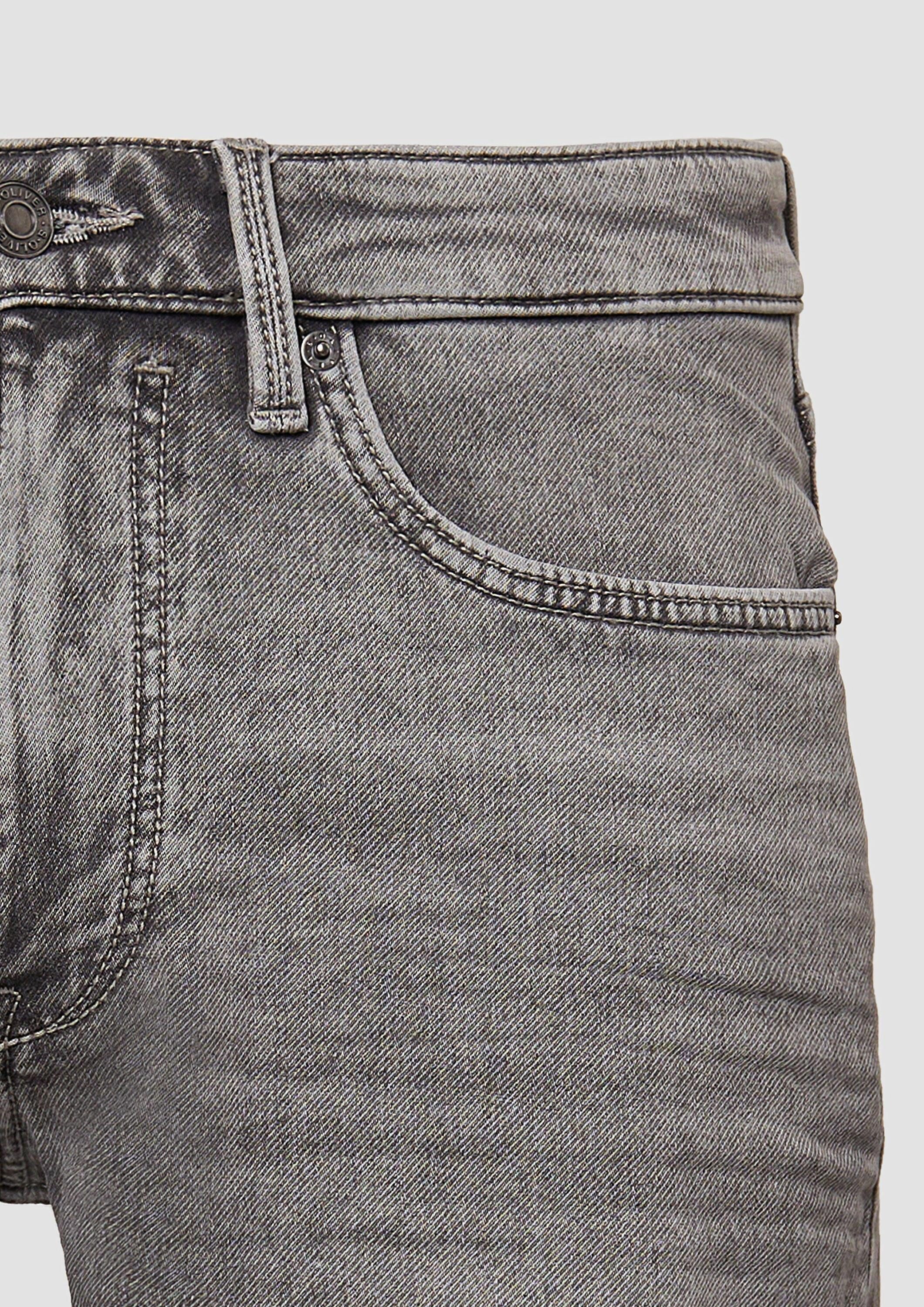 s.Oliver Jeansshorts Jeans-Hose Jeans-Bermuda / Regular Fit / Mid Rise / Straight Leg