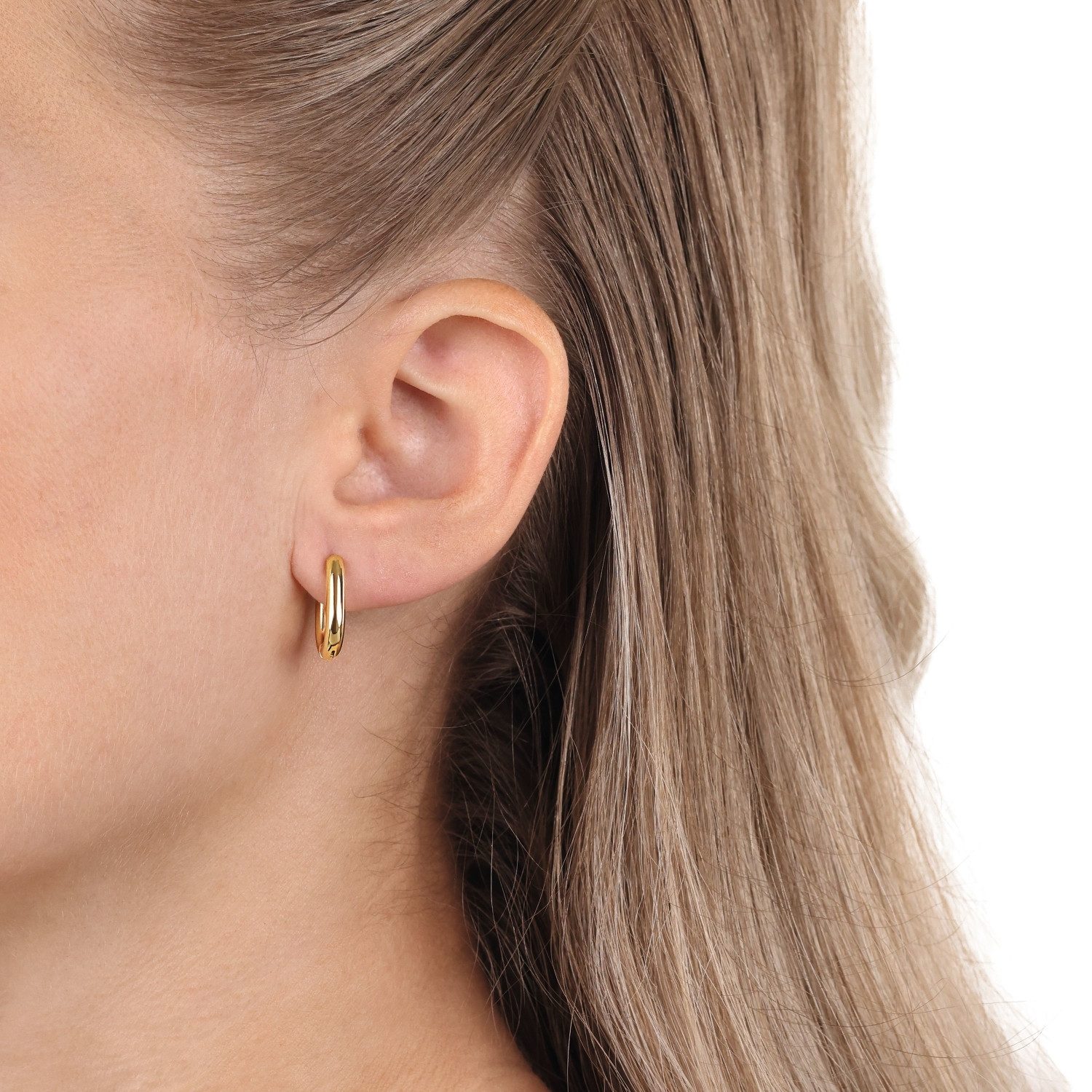 Noelani Paar Creolen Noelani Creolen für Damen, Edelstahl (Creolen, 4-tlg)
