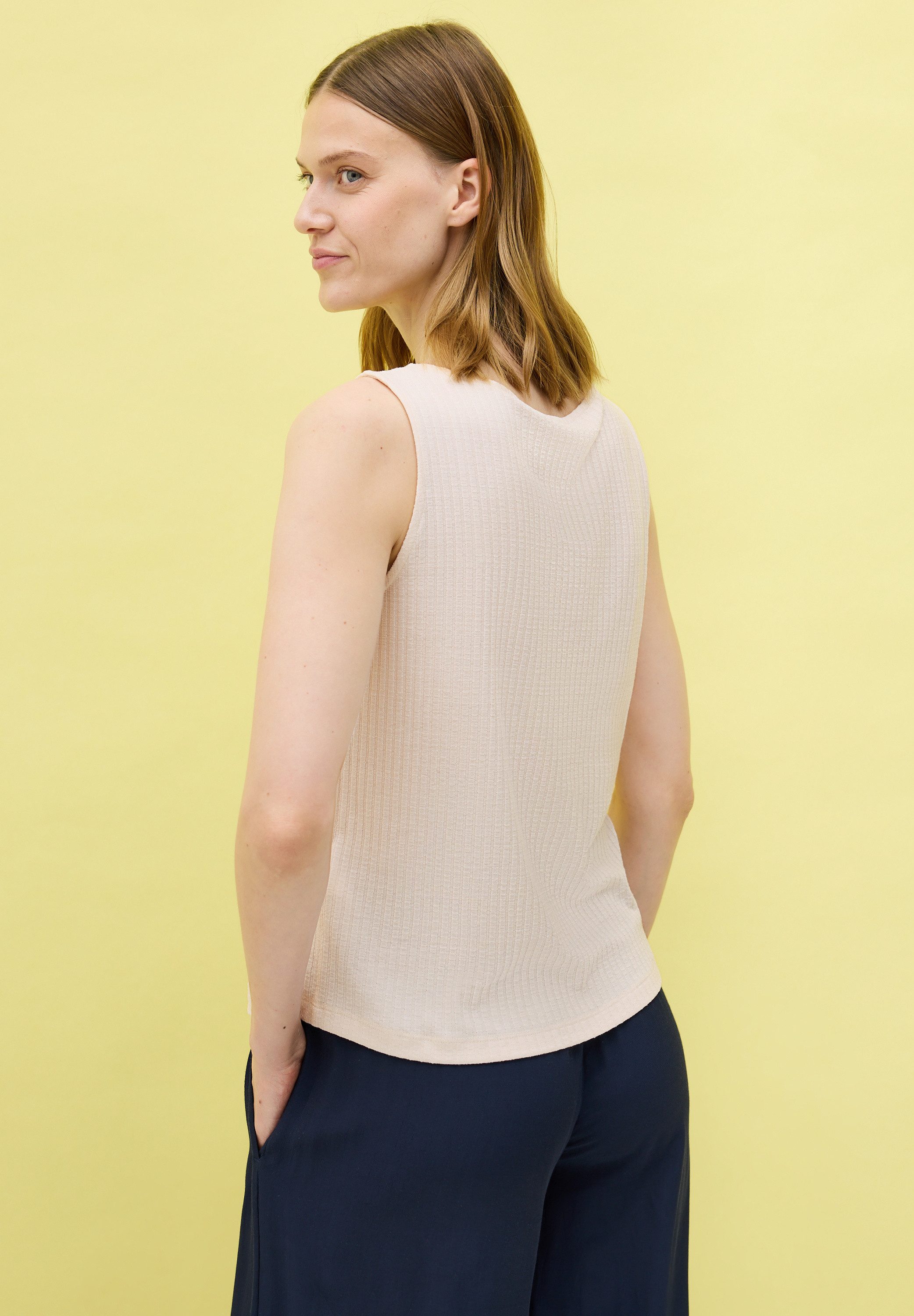 CECIL Ripptanktop mit U-Boot Ausschnitt günstig online kaufen