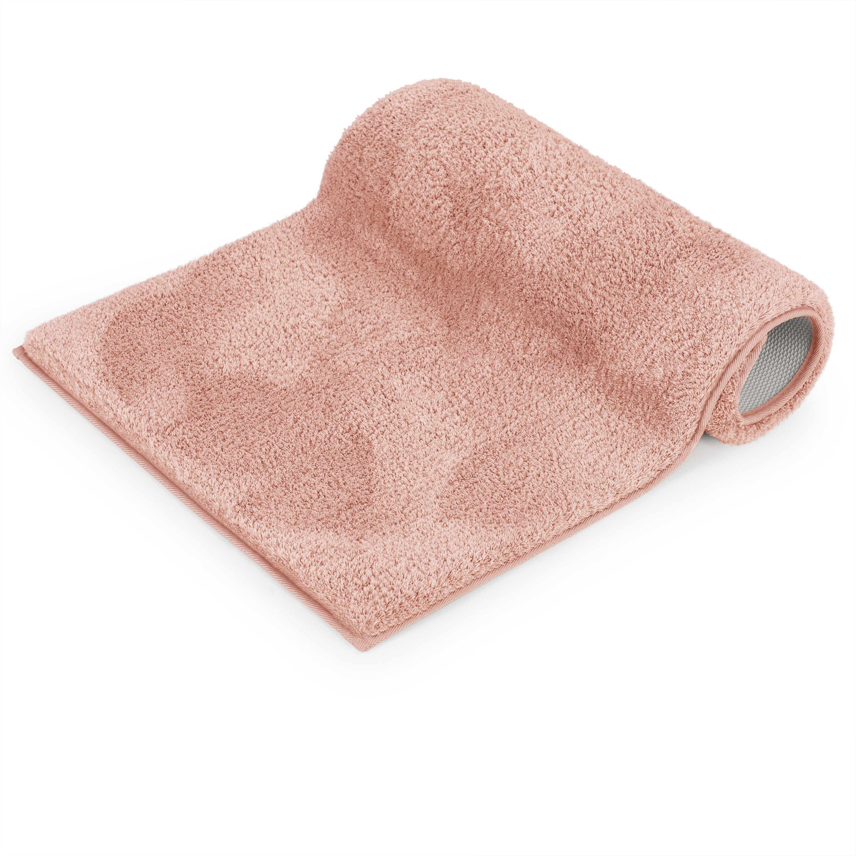Blumtal Badematte rutschfester und weicher Badezimmerteppich, rutschsicher, strapazierfähig, waschbar, Polyester, Rechteckig, 1, Badvorleger in 50x80 cm - waschbar