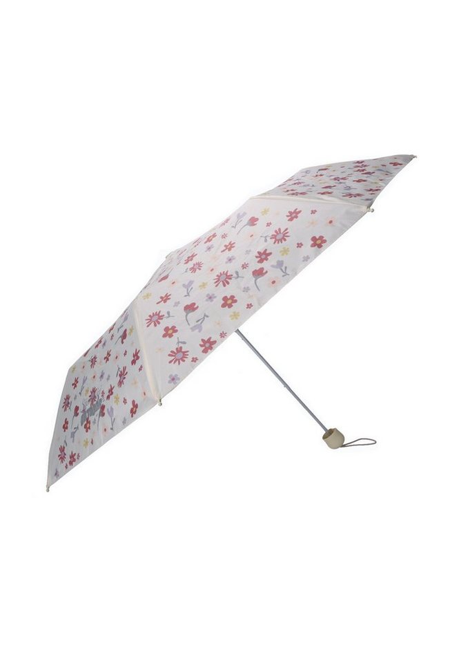 Sterntaler® Stockregenschirm Taschenschirm Blumenwiese, Kinderschirm mit  süßen Motiven, Kuppelschirm für Kinder