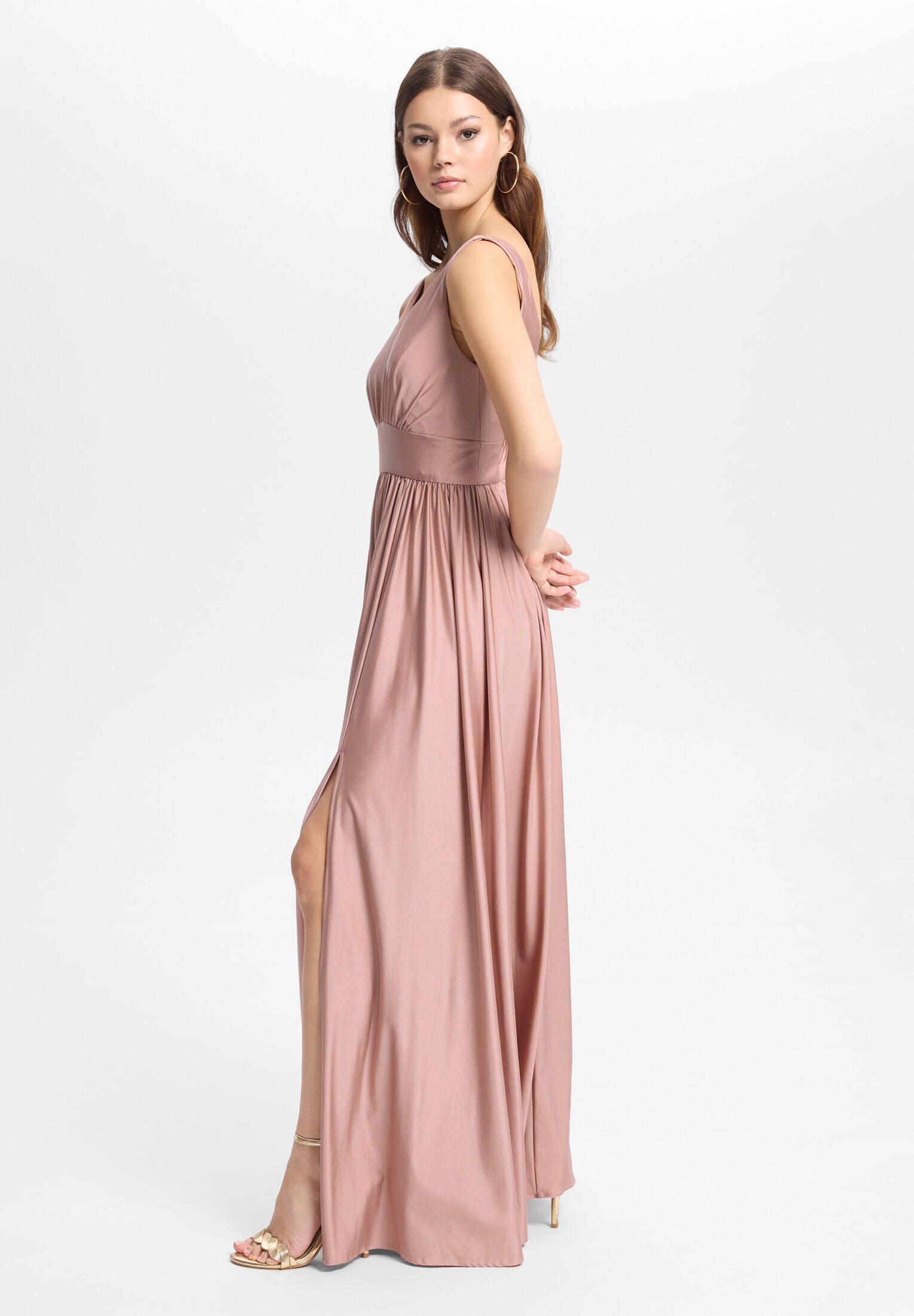 Hey Kyla Abendkleid - Empire Abendkleid aus Jersey mit Beinschlitz Taillierter Schnitt mit fließendem Rockteil – Bild 5 von 5