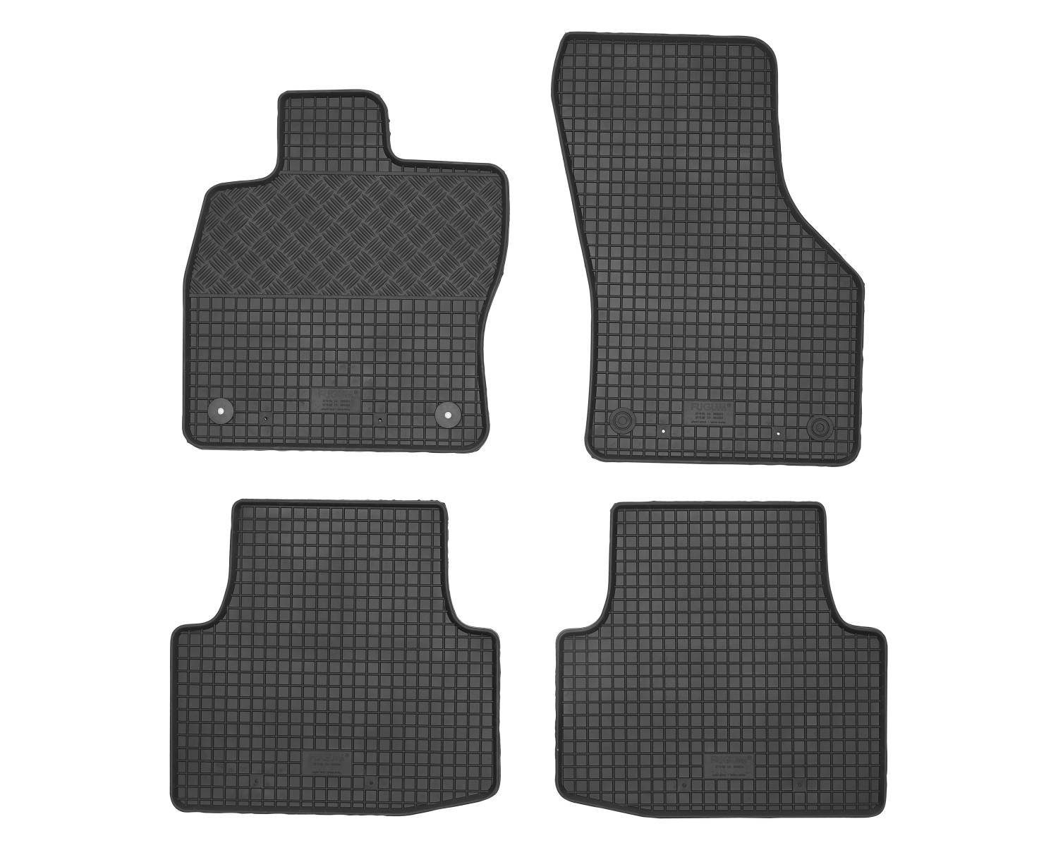 AZUGA Auto-Fußmatten Gummi-Fußmatten passend für VW Passat/Passat Variant  3G/B8 ab 11/2014, für VW Passat 4-türer Stufenheck,5-türer Variant
