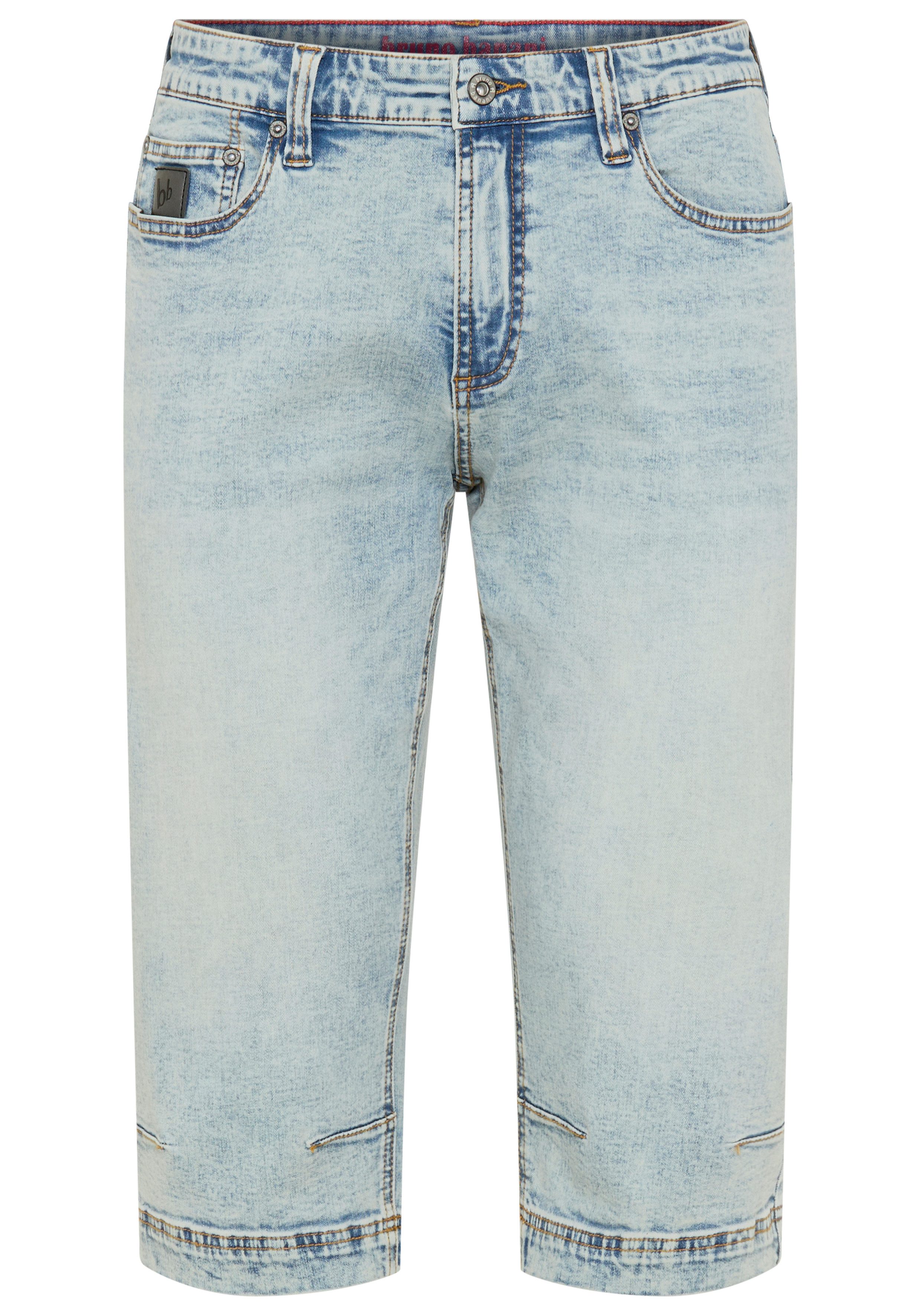 Bruno Banani Jeansbermudas Straight-Fit, normale Leibhöhe, aus elastischem Denim-Material. € 34,99, (€ 34,99 pro 1 Stk).