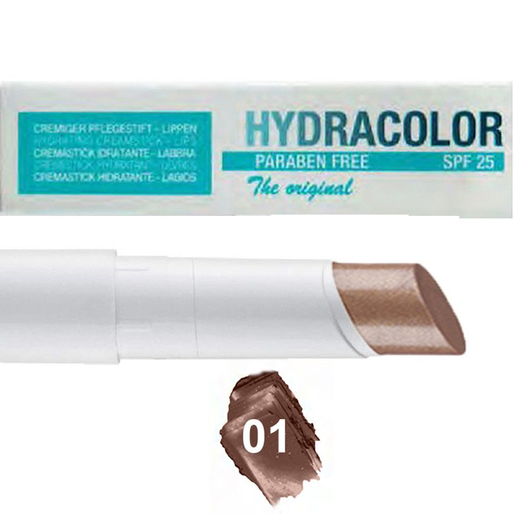 Deborah Milano Lippenpflegestift Hydracolor Lippenpflege Shine ohne Glycerin Tiramisu 01