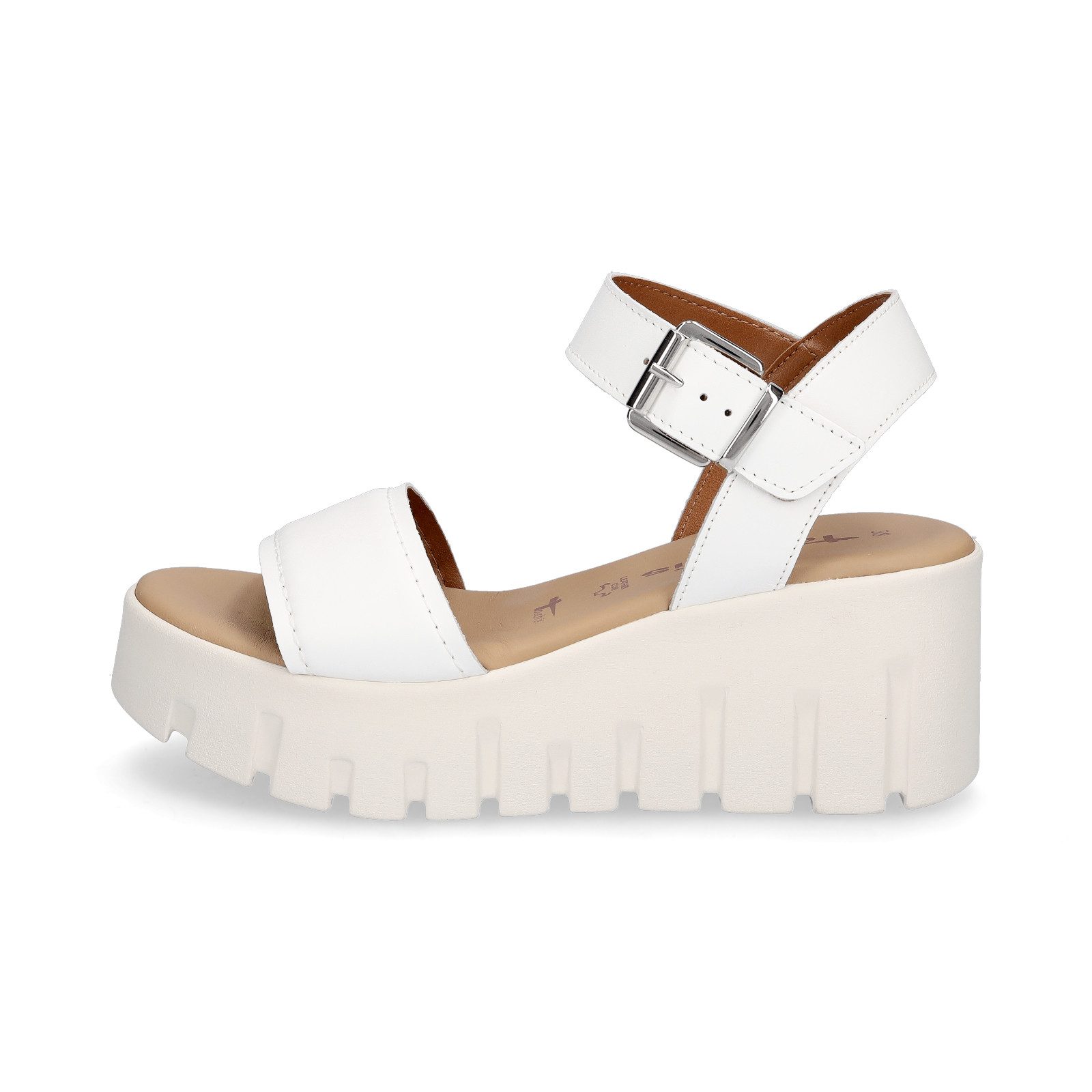 Tamaris Tamaris Damen Sandalette weiß Sandale
