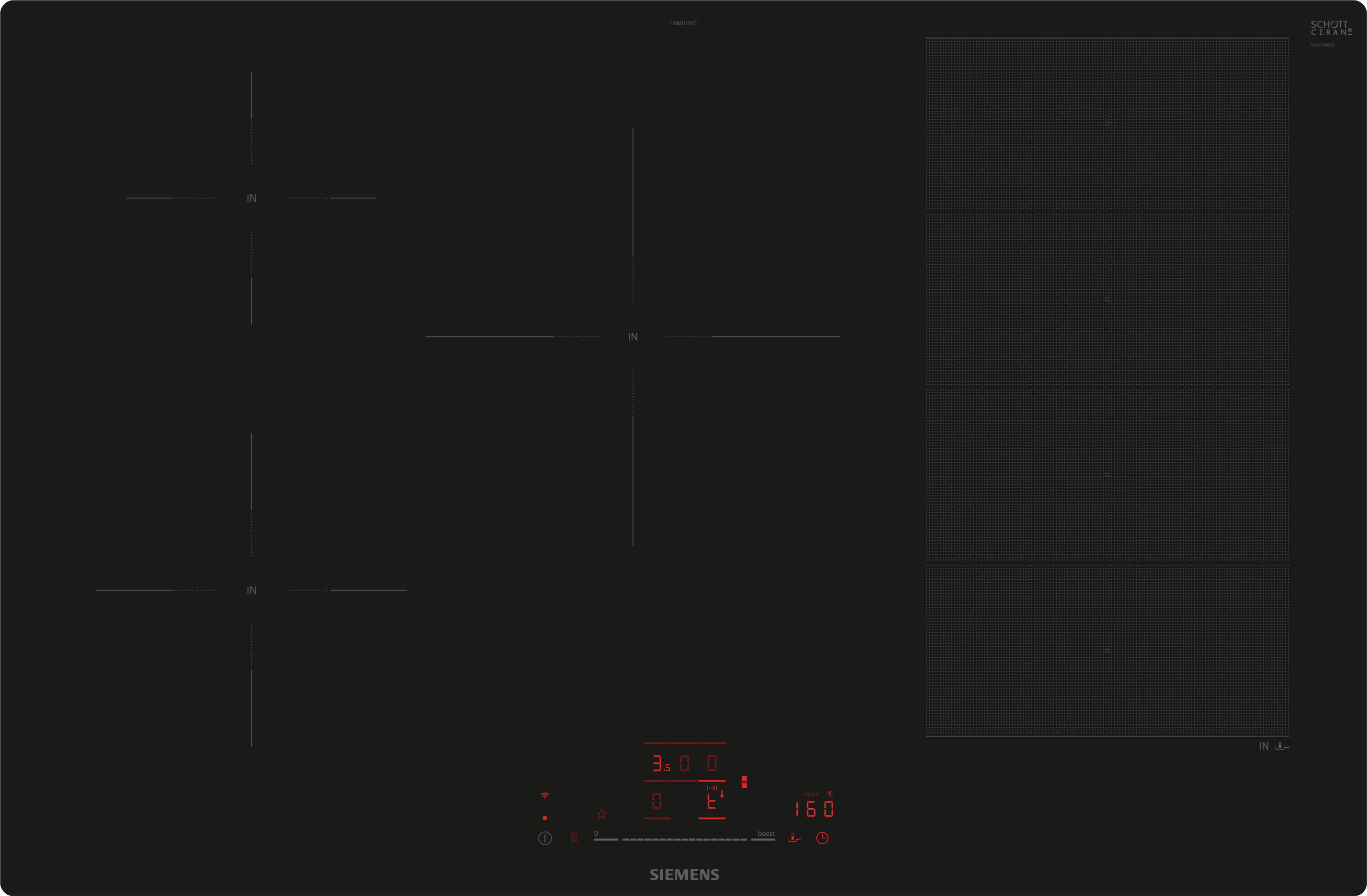 SIEMENS Induktions-Kochfeld iQ700 EX801HVC1E