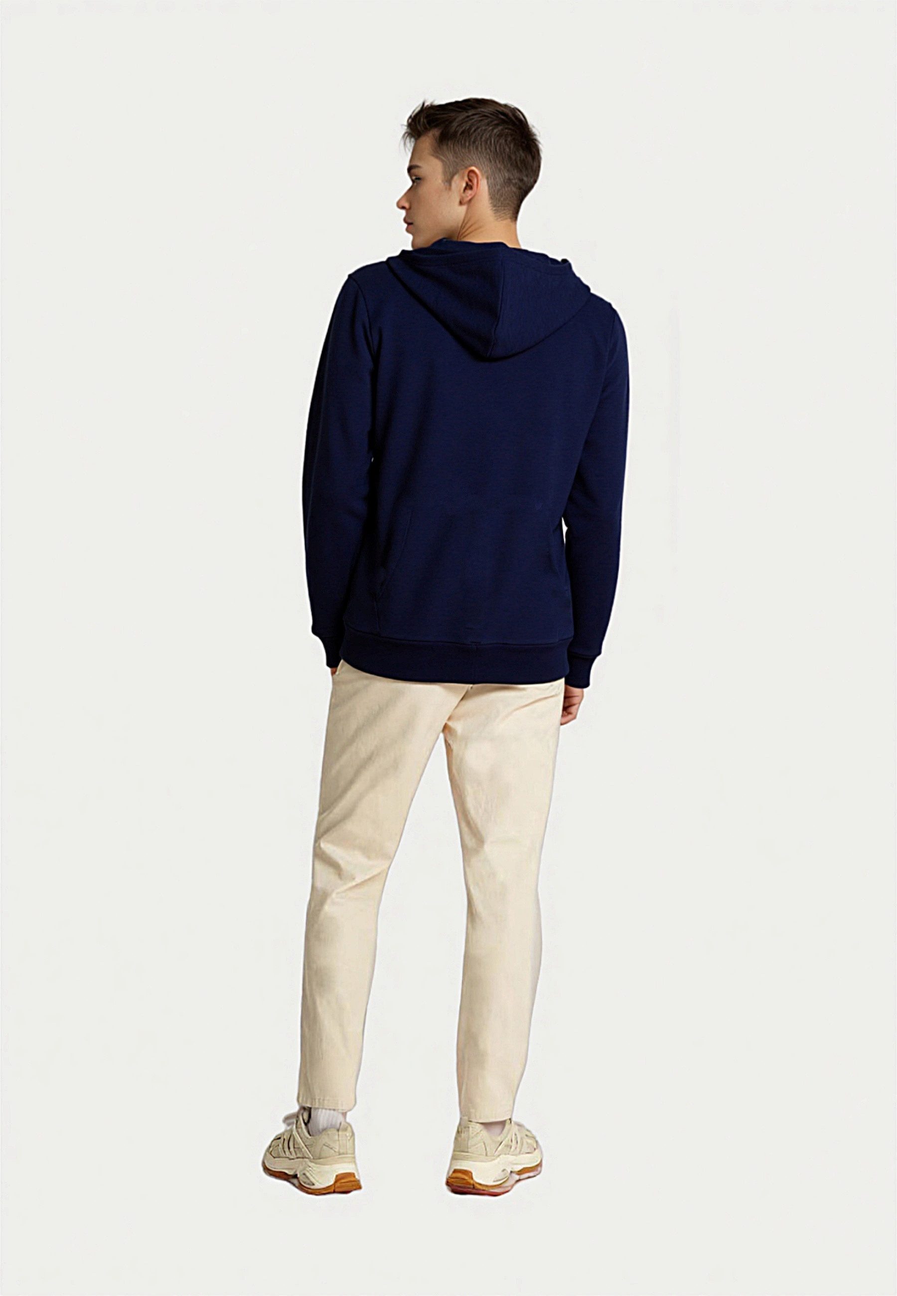 U.S. Polo Assn. Sweatjacke Sweatjacke Hoodie Orange Typ (1-tlg)