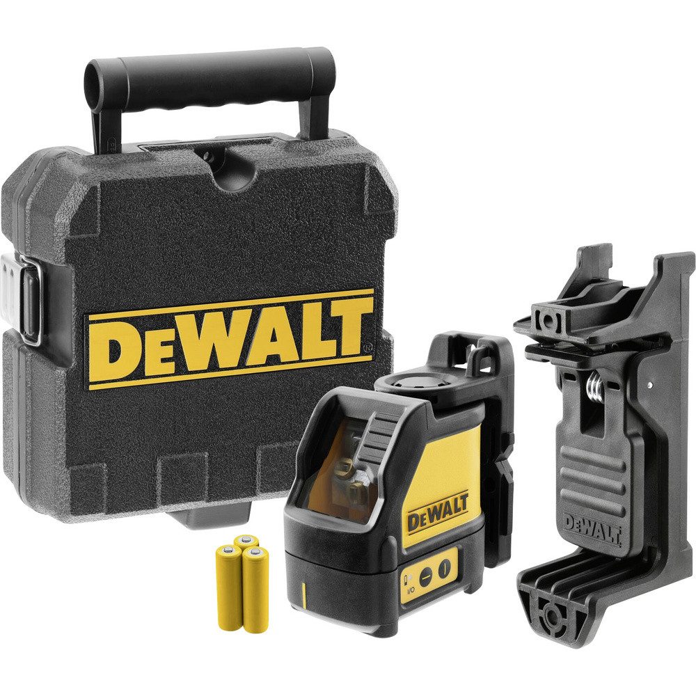 DeWalt Nivelliergerät DEWALT DW088K-XJ Kreuzlinienlaser selbstnivellierend Reichweite (max., (DW088K-XJ)