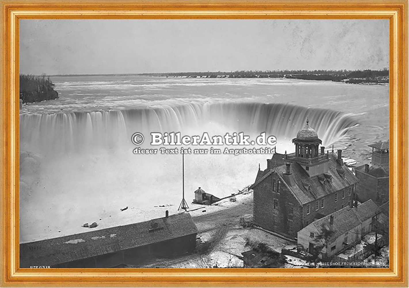 Kunstdruck Horseshoe Falls from above, Niagara, ON Wasserfälle Häuser Photo M 196, (1 St)