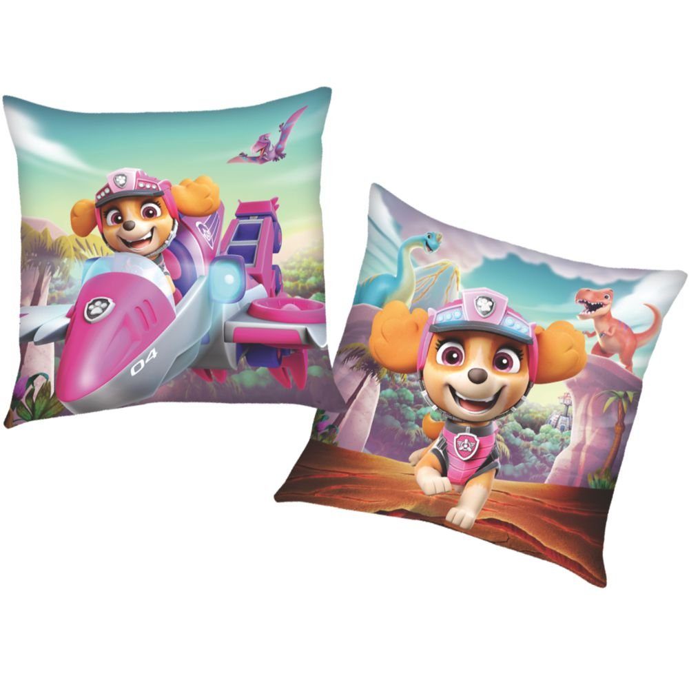 PAW PATROL Dekokissen Skye Paw Patrol 40 x 40 cm Kinder Deko-Kissen Wende-Motiv