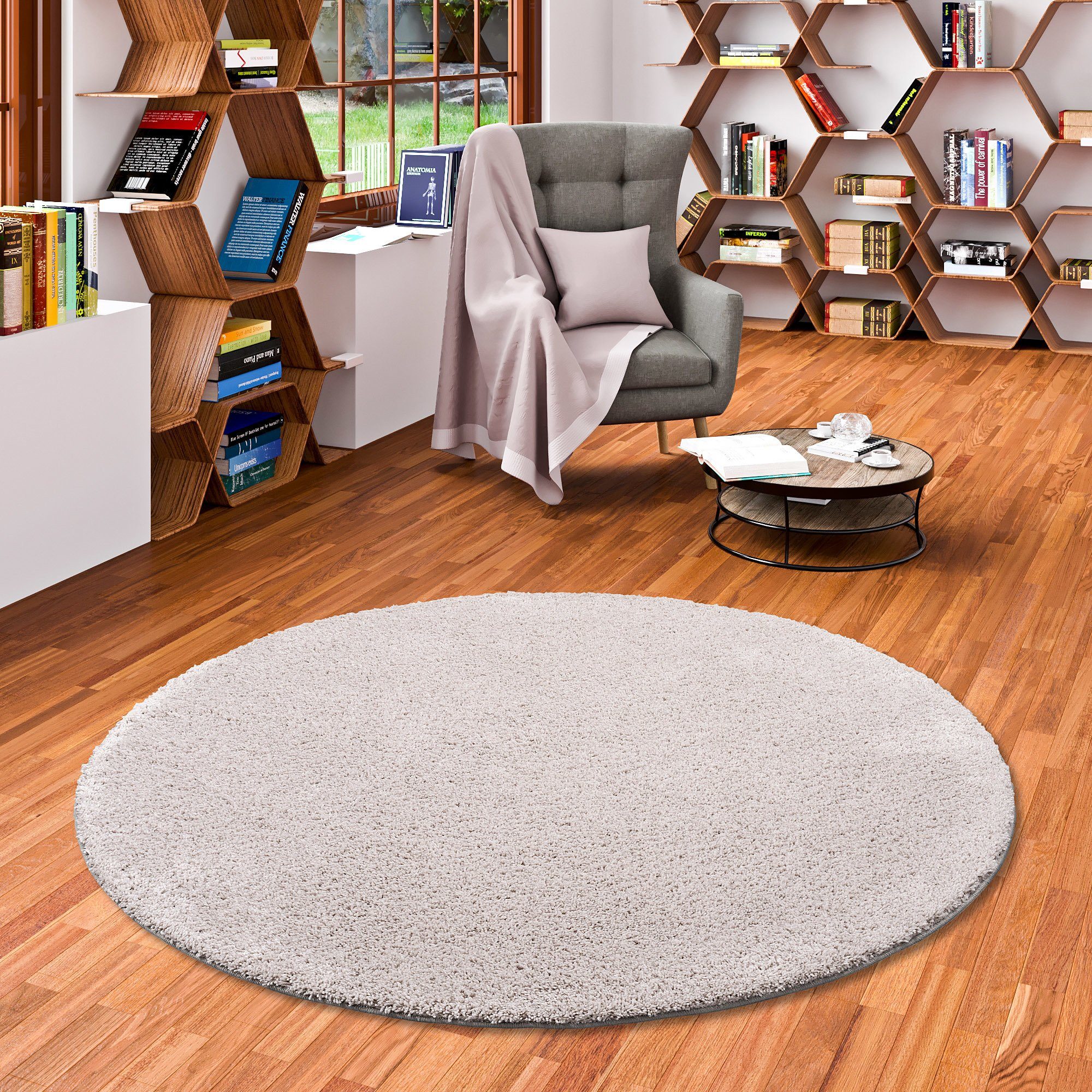 Snapstyle Hochflor-Teppich Hochflor Shaggy Teppich Palace günstig online kaufen