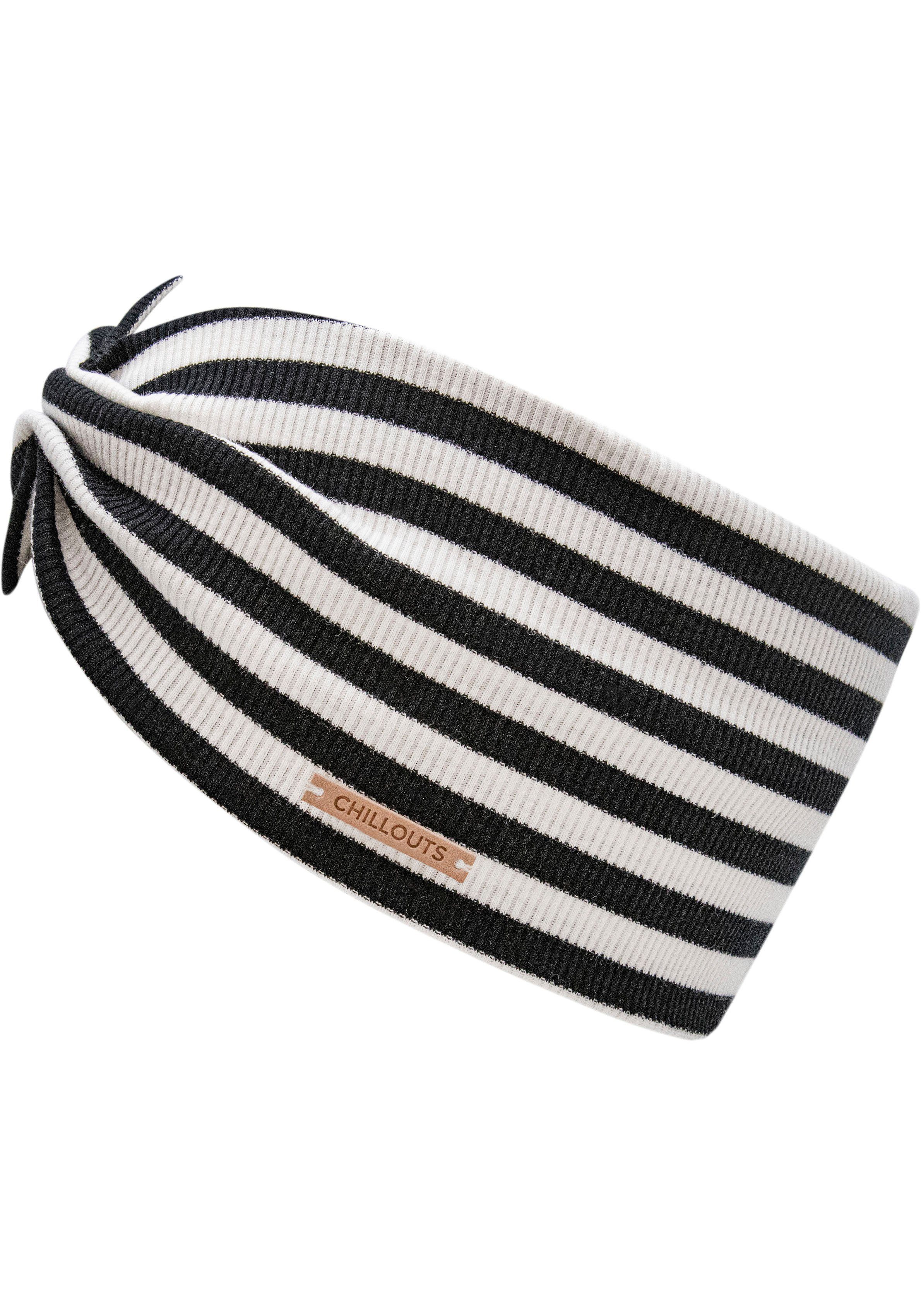 chillouts Stirnband Eilat Headband schwarz weiß