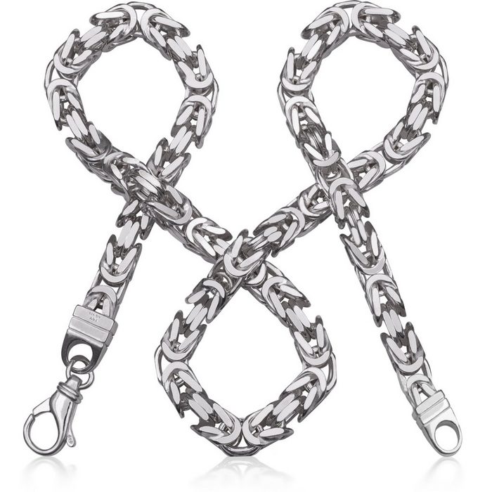 modabilé Königskette Königskette ROYAL 6mm 925 Sterling Silber Herren Kette 6mm Silberkette für Männer Sterling Silber 925