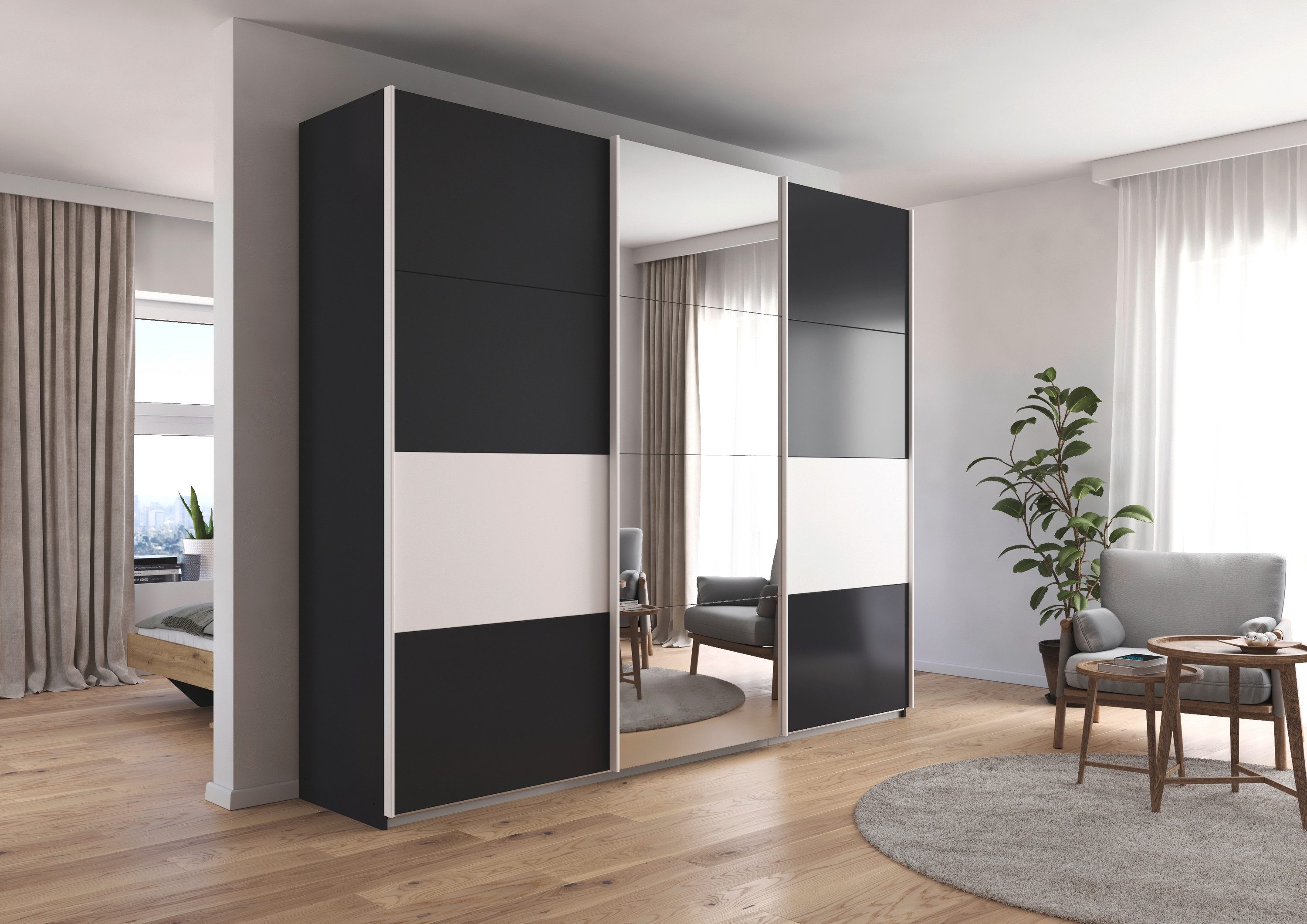 rauch Schwebetürenschrank "Kleiderschrank Schrank Garderobe CORTONA", inkl. günstig online kaufen