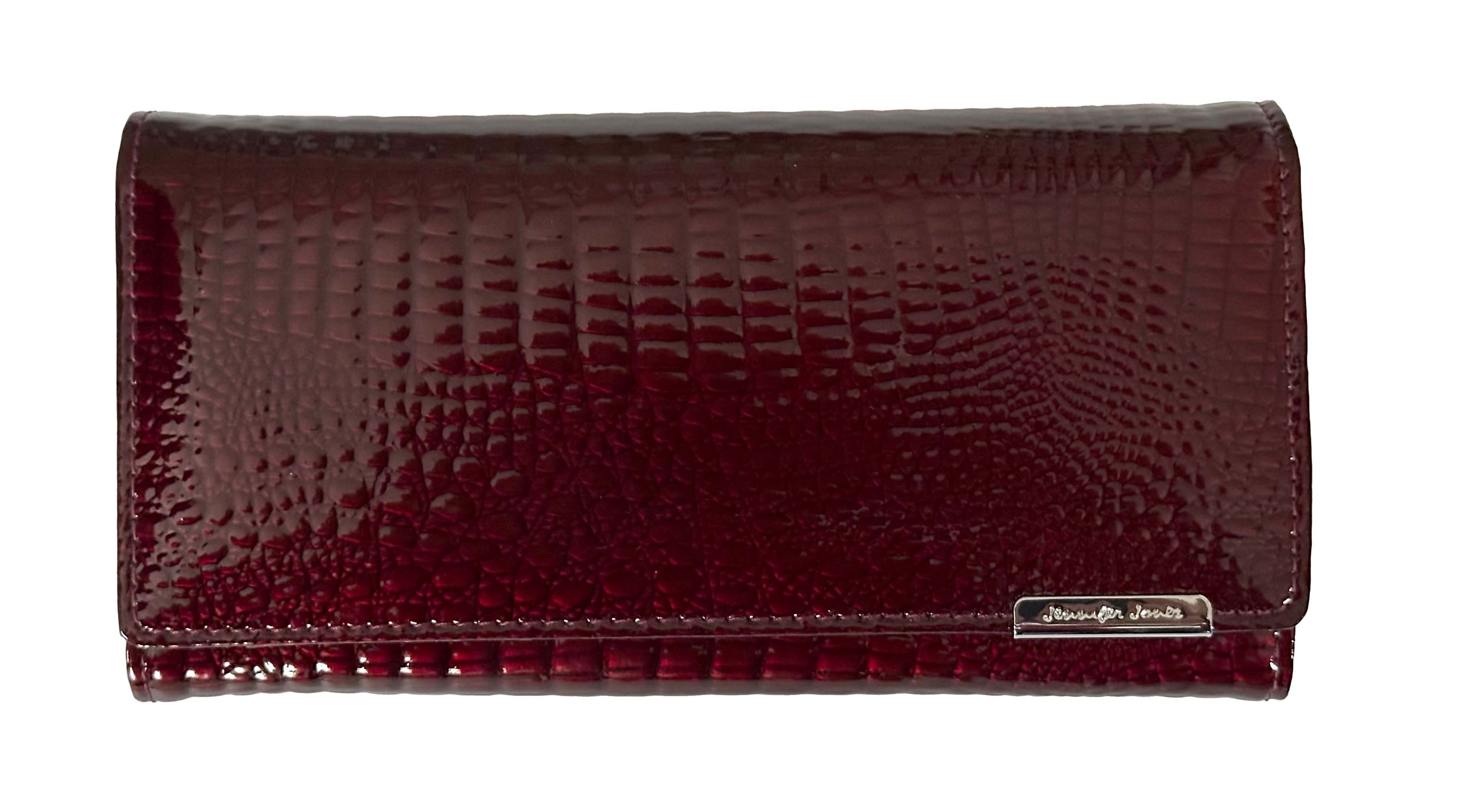Jennifer Jones Bügelbörse Damen-RFID-Kroko-Design günstig online kaufen
