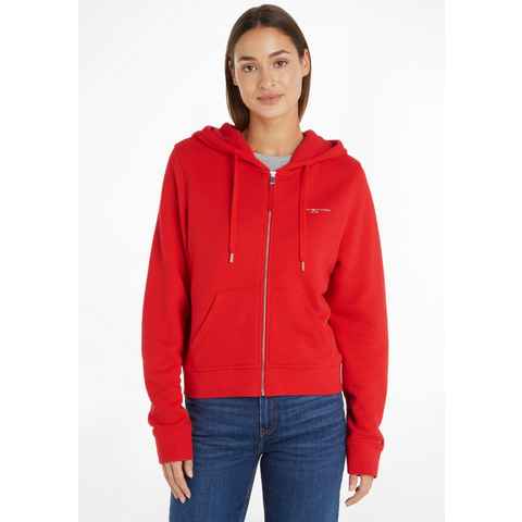 Tommy Hilfiger Kapuzensweatjacke 1985 REG MINI CORP ZIP HOODIE von dem Jahr 1985 inspiriert