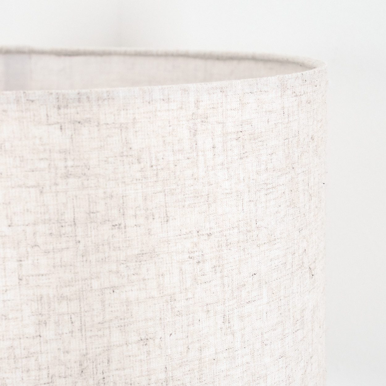 hofstein Stehlampe Stehlampe aus Holz/Stoff in Naturfarben/Beige/Weiß, Höhe 165 cm, ohne Leuchtmittel