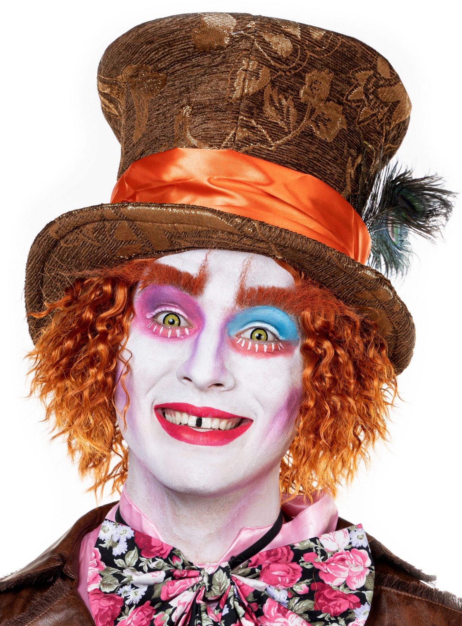 Maskworld Theaterschminke Make up Set Schminke Hutmacher Karneval Fasching, Halloween Schminkset mit perfekt abgestimmten Komponenten