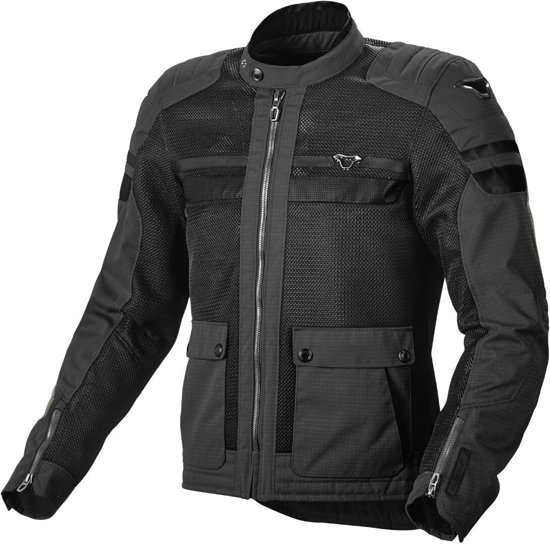Macna Motorradjacke Fluent Motorrad Textiljacke Atmungsaktiv protektoren reflektierende