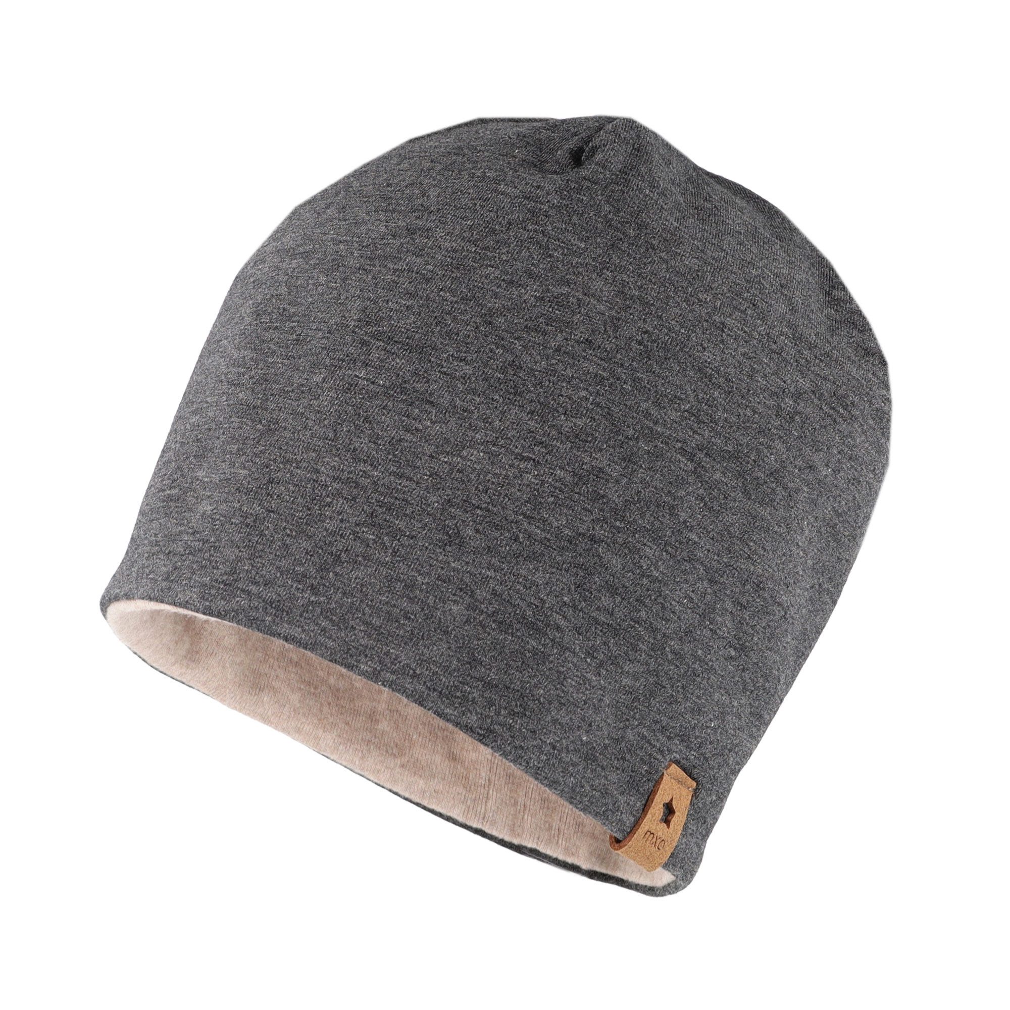 MAXIMO Beanie (1-St) aus Jersey-Material, für lässige Looks