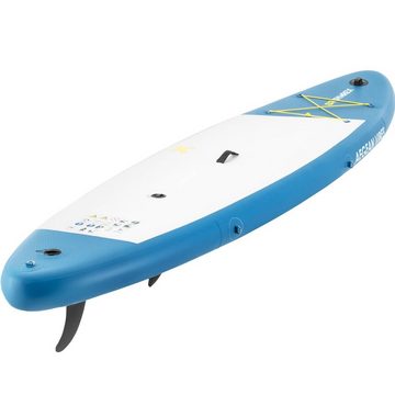 Gymrex Inflatable SUP-Board Stand Up Paddleboard SUP-Board aufblasbar 125 kg blau Doppelkammer