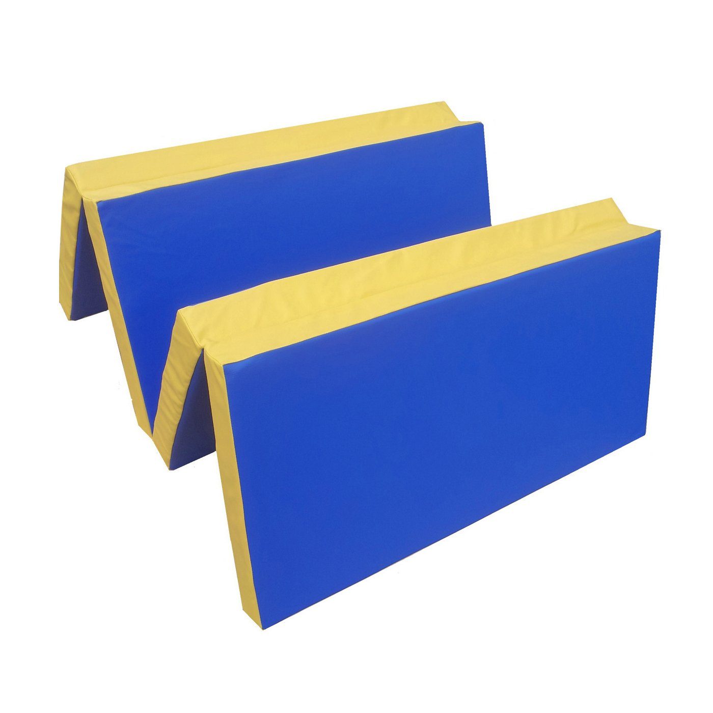 robust blau x abwaschbar, 8 100 Weichbodenmatte Klappmatte x 200 Turnmatte (1er-Pack), Gymnastikmatte cm Fitness NiroSport