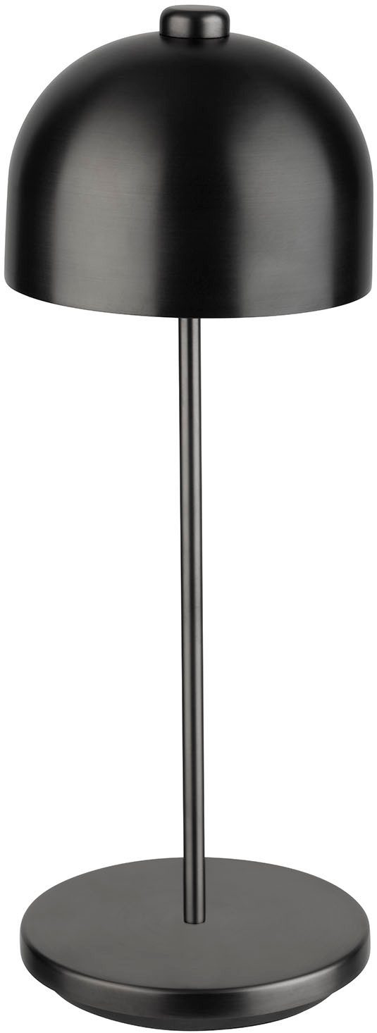 APS LED Tischleuchte "JOSEF" Kabellose USB-C Tischleuchte, USB-Ladefunktion, LED fest integriert, warmweiß - kaltweiß, Spritzwasssergeschützt IP 54, inkl. Dockinstation und Fernbedienung