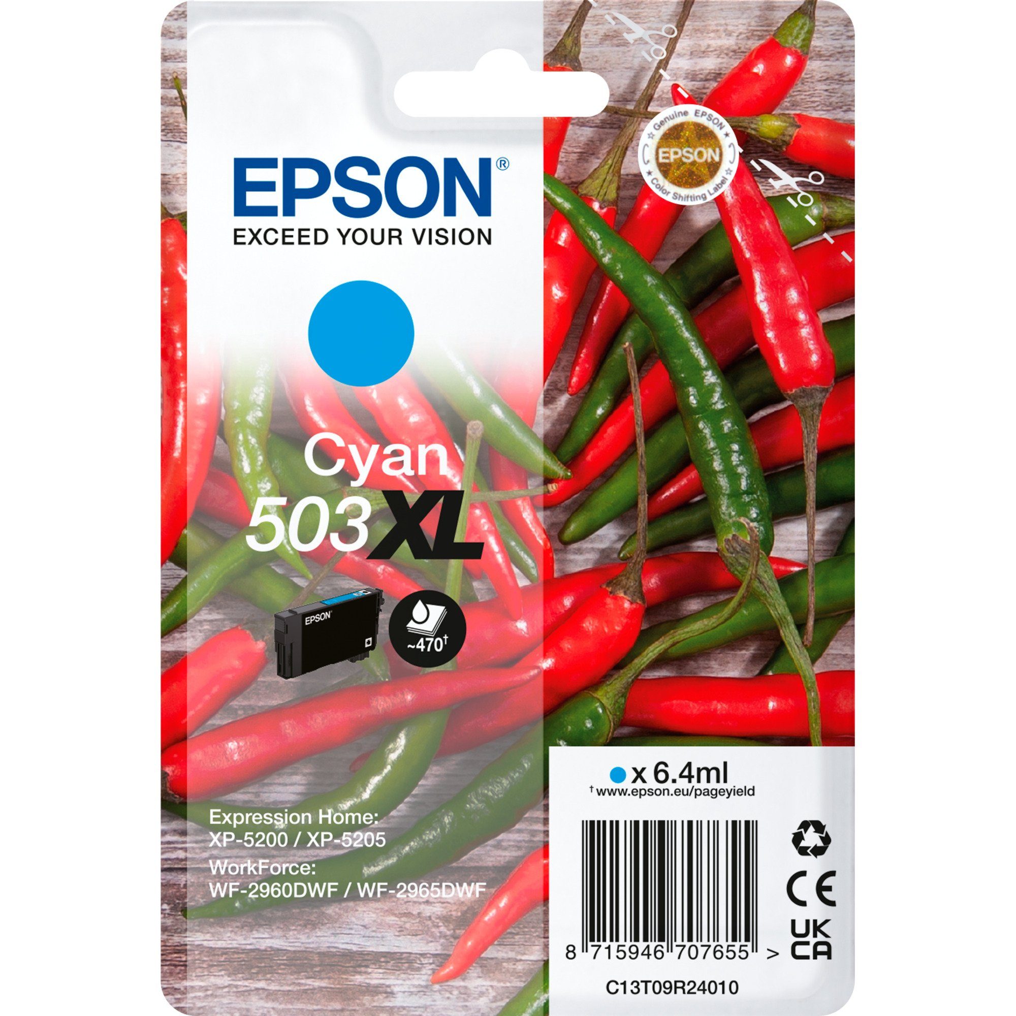 Epson Epson Tinte cyan 503XL (C13T09R24010) Tintenpatrone