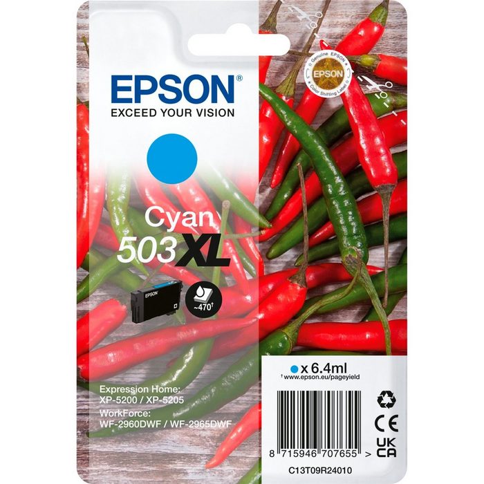 Epson Tinte cyan 503XL (C13T09R24010) Tintenpatrone