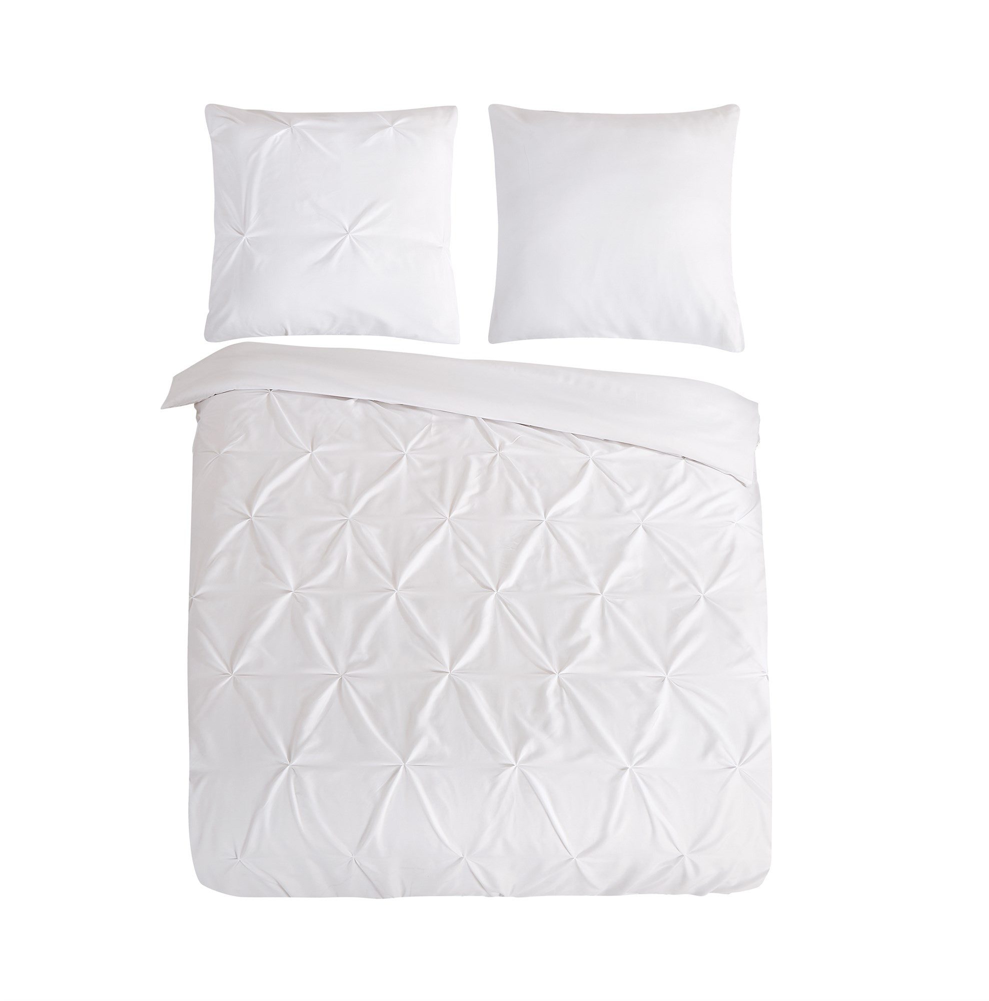 PURE luxury collection Wendebettwäsche Bettwäsche-Set Bettbezug & Kissenbezüge, Microfaser, 2 teilig