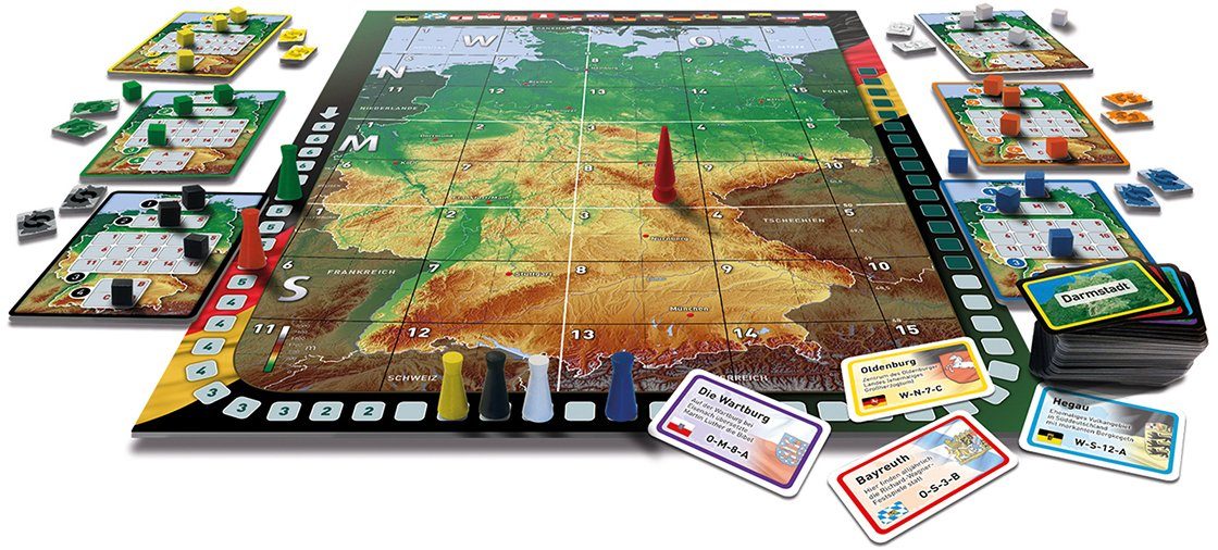 Kosmos Spiel Deutschland - Finden Sie Minden?, Geografie-Spiel, Made in Germany