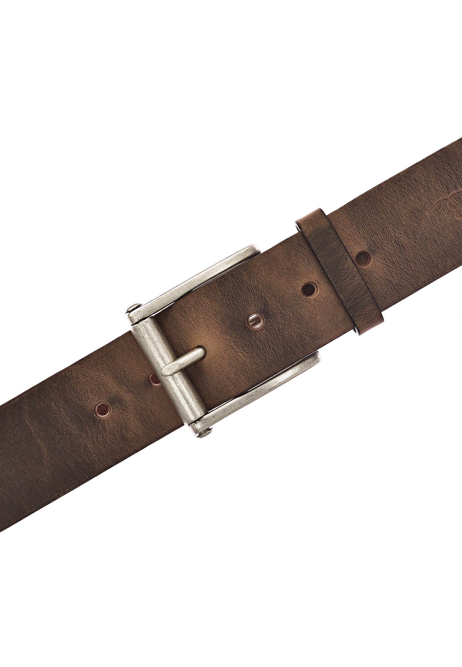 MUSTANG Ledergürtel mit Vintage-Look, Roll-Schließe, 4,5 cm günstig online kaufen