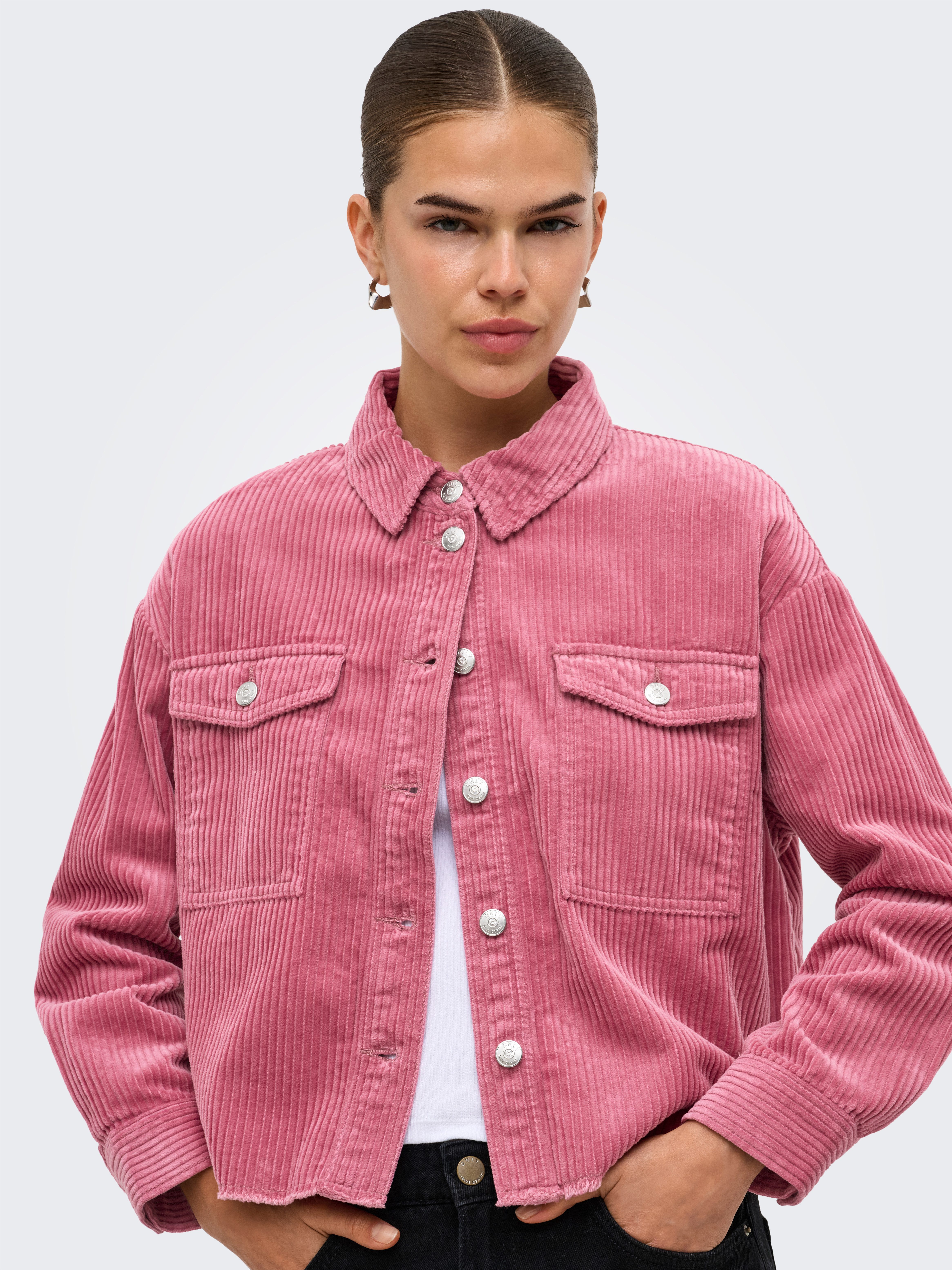 ONLY Cordjacke ONLMARINA-ENY L/S CORD JACKET PNT NOOS Baumwolle