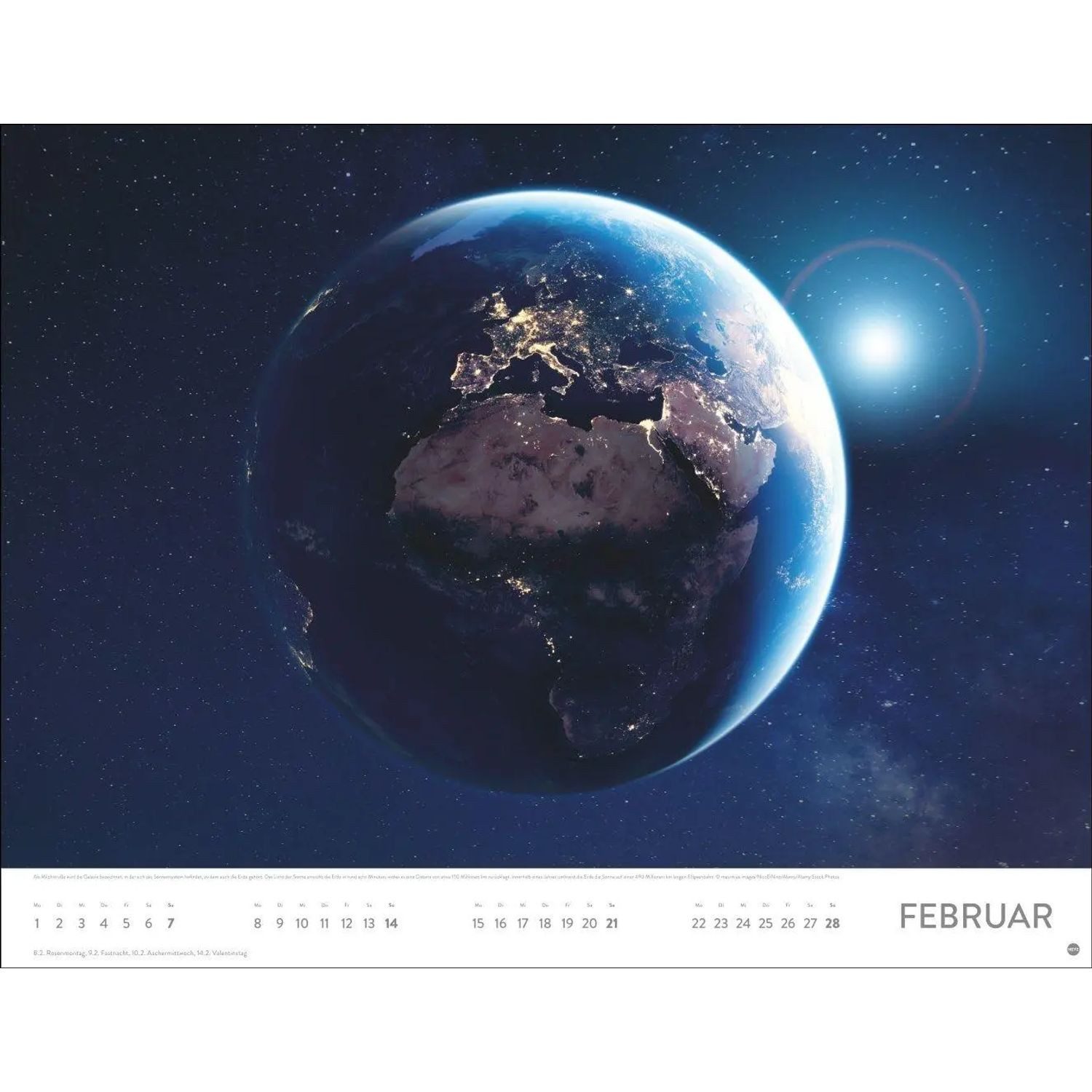 HEYE Wandkalender Das Universum Posterkalender 2027 – Bild 4 von 5