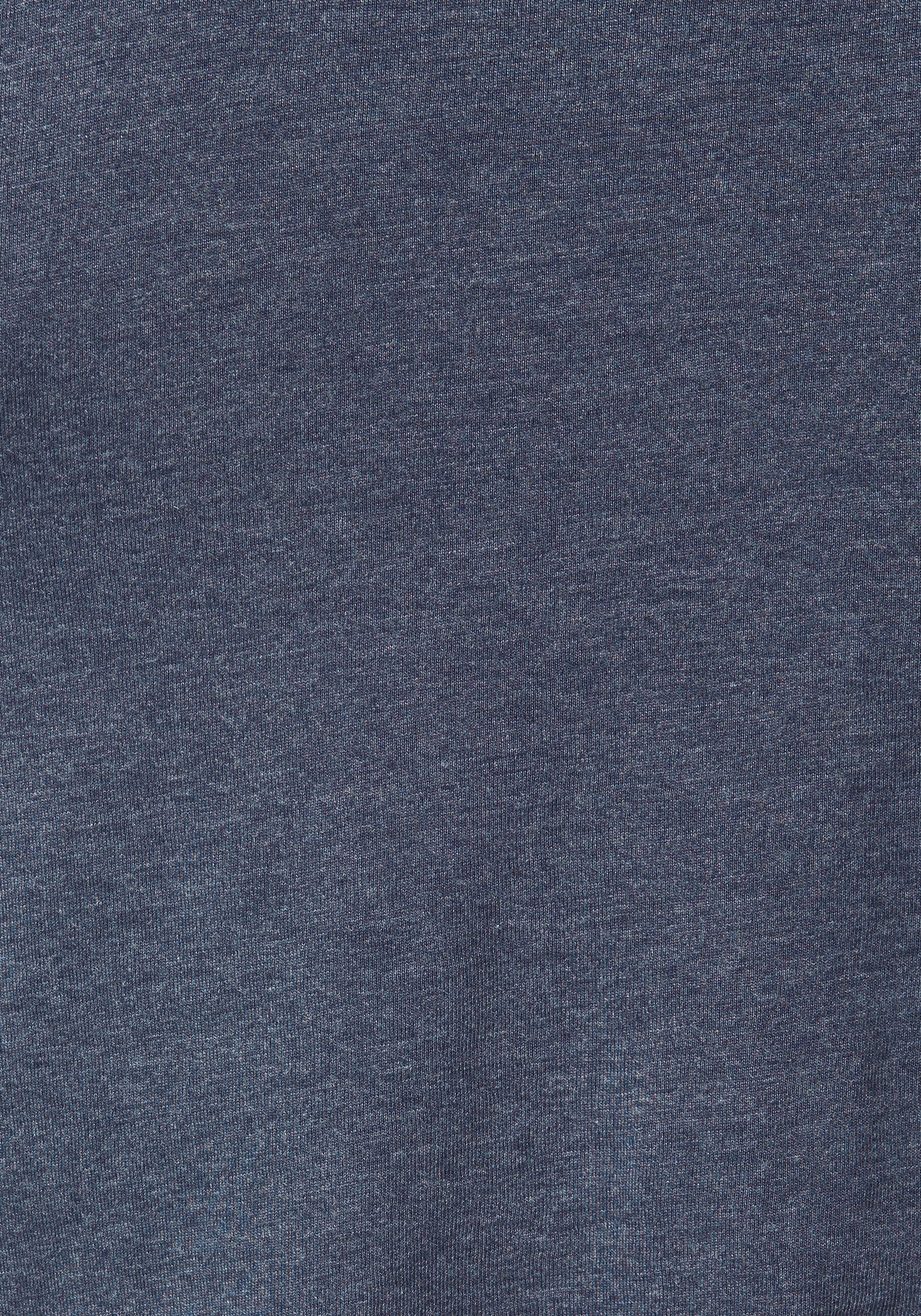 Print Arizona T-Shirt mit Optik Vintage in blau-meliert