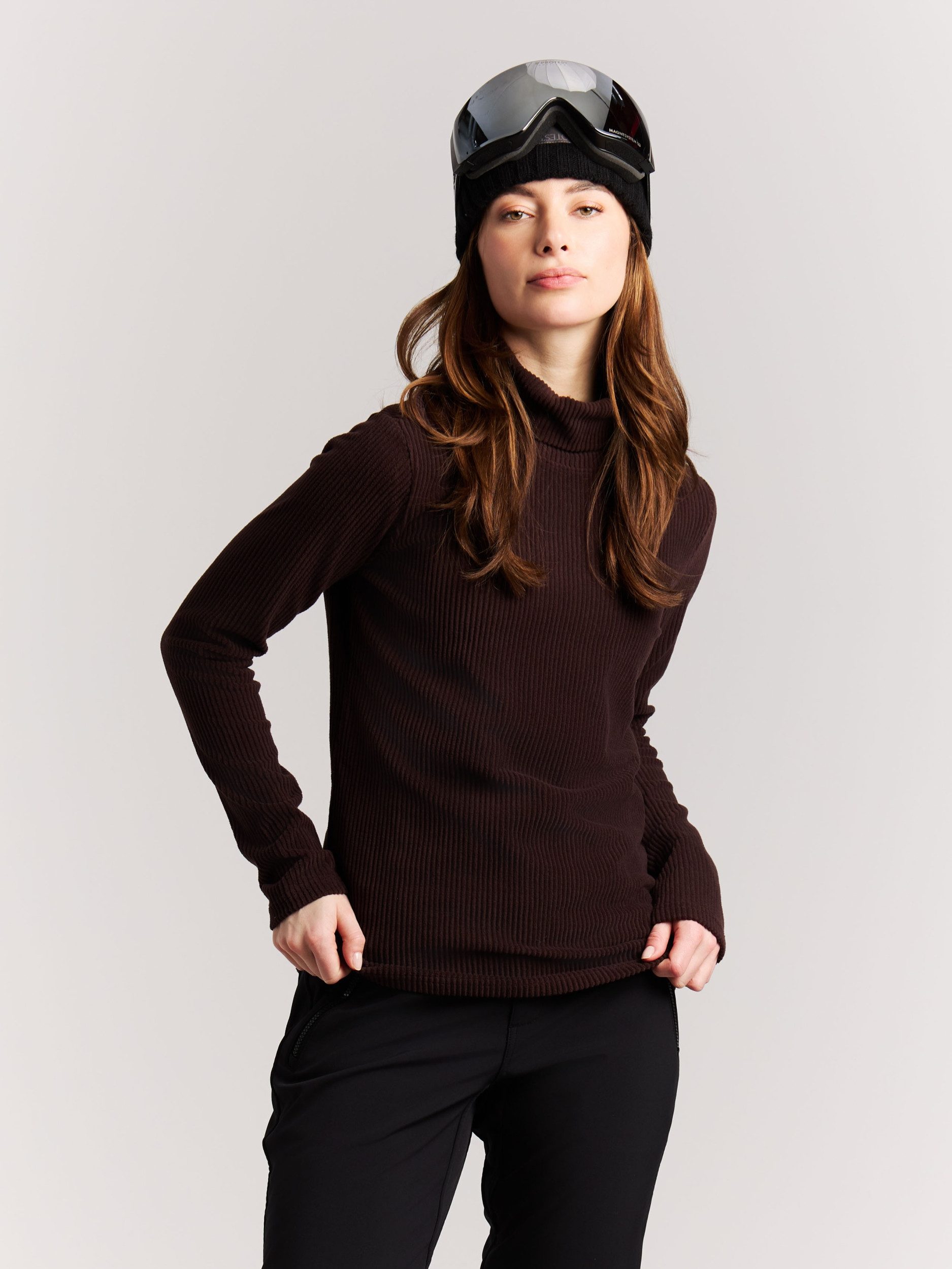 Protest Funktionsshirt PRTPEARLA active top BREWBROWN