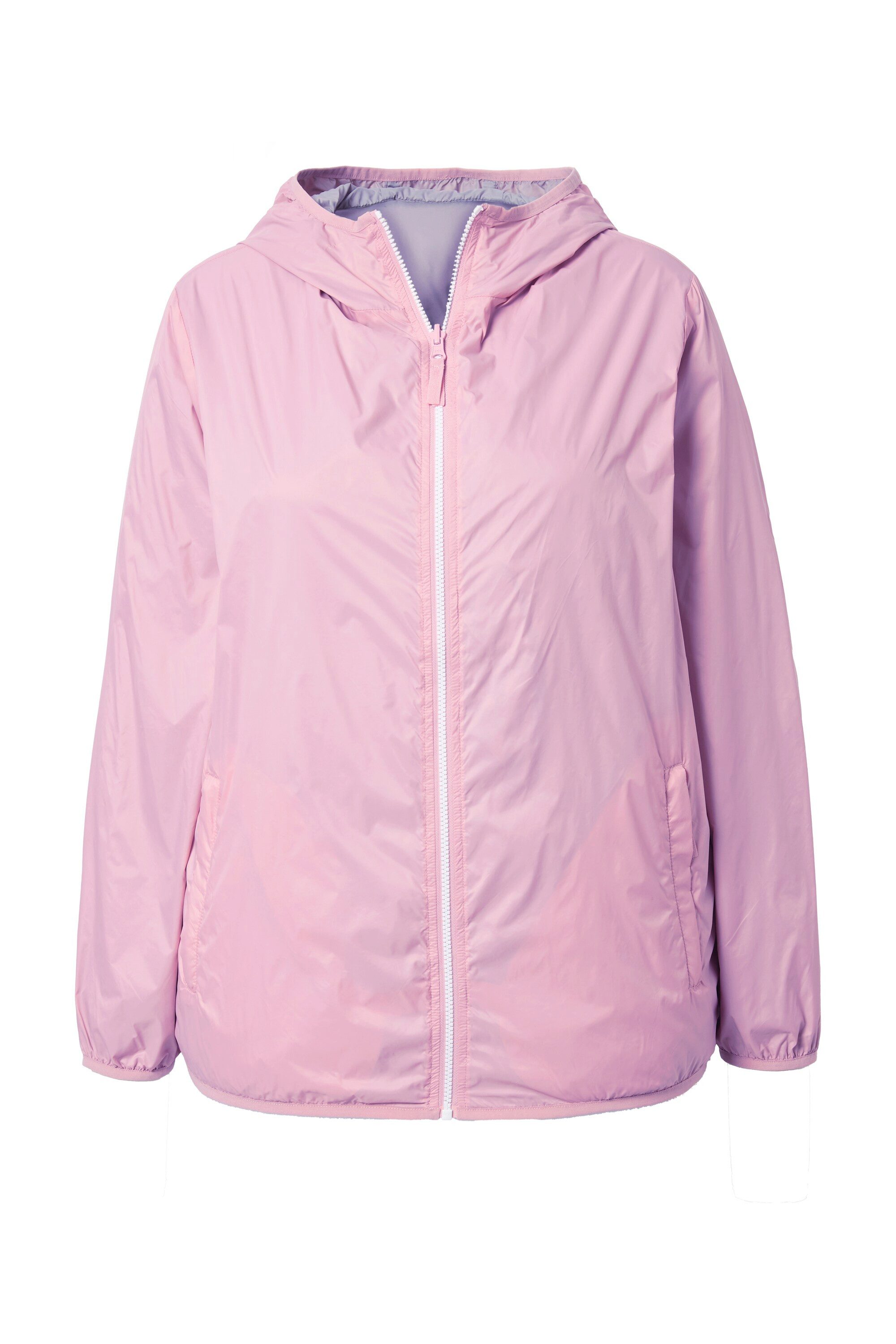 Ulla Popken Outdoorjacke HYPRAR Wendejacke wasserabweisend Kapuze