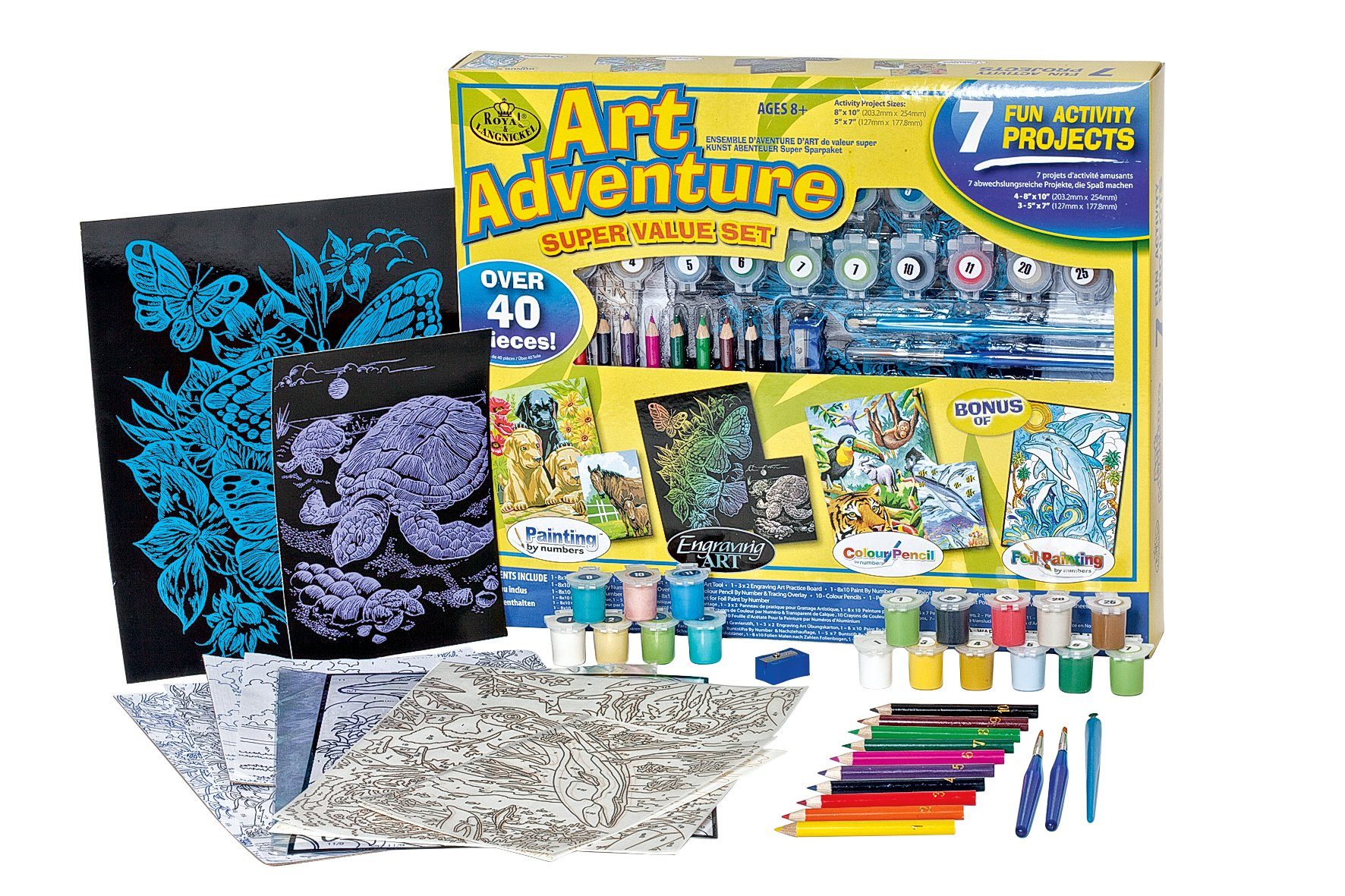 Royal Langnickel Malen nach Zahlen »Mega Kreativ-Set Art Adventure