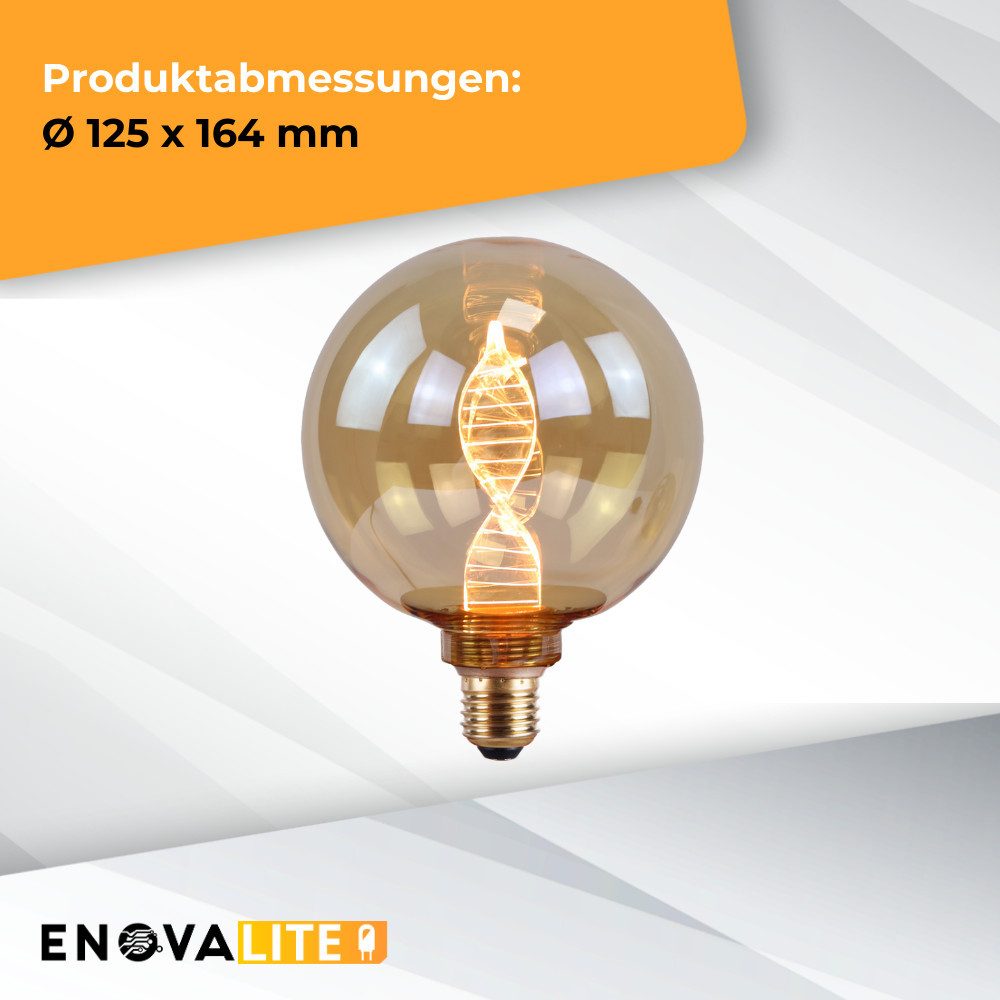 ENOVALITE LED-Leuchtmittel ENOVALITE LED-Leuchtmittel E27 4 W 1800 K Warmweiß, E27, Warmweiß – Bild 5 von 5