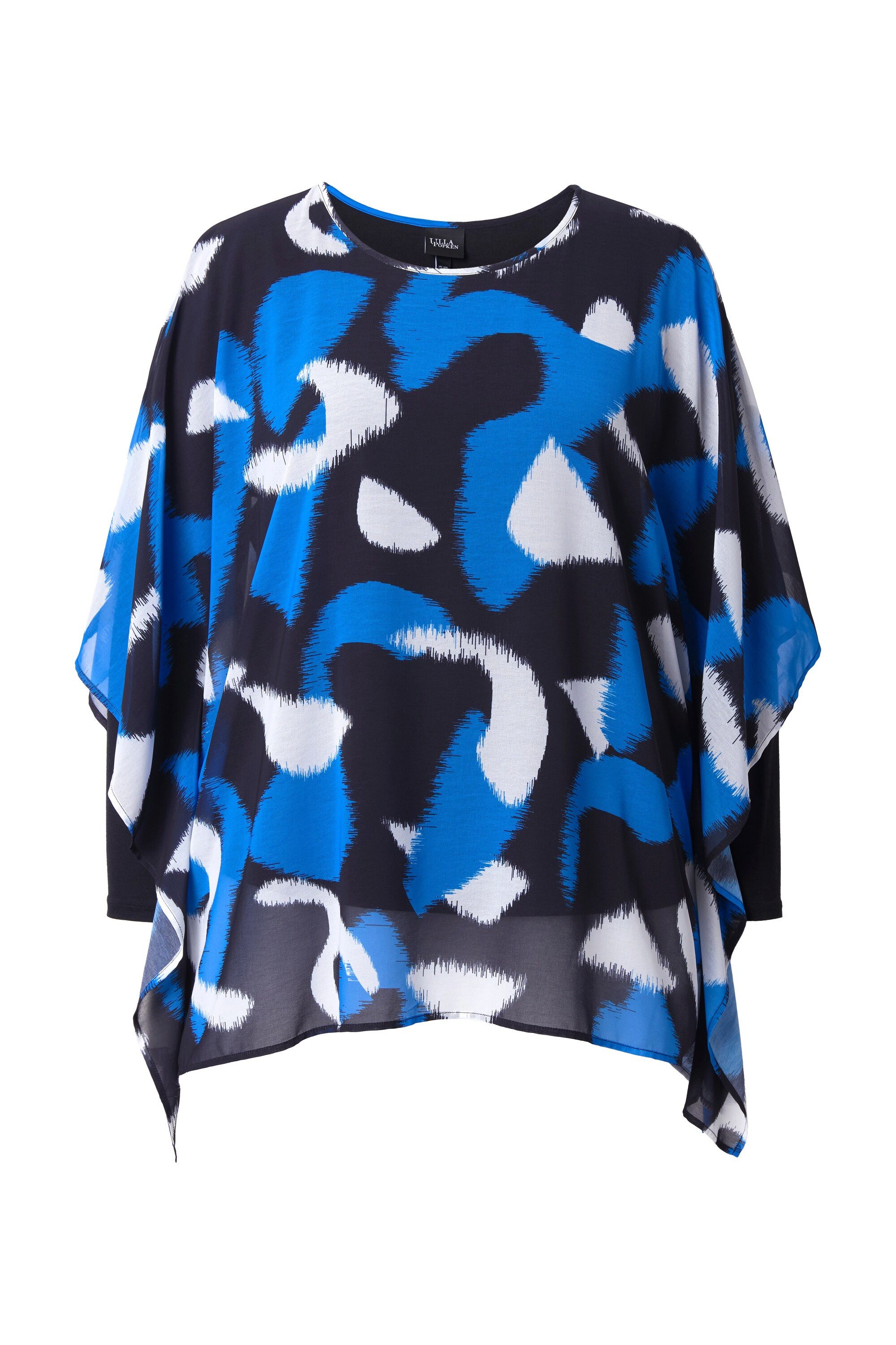 Ulla Popken Tunika Tunika doppellagig Oversized günstig online kaufen