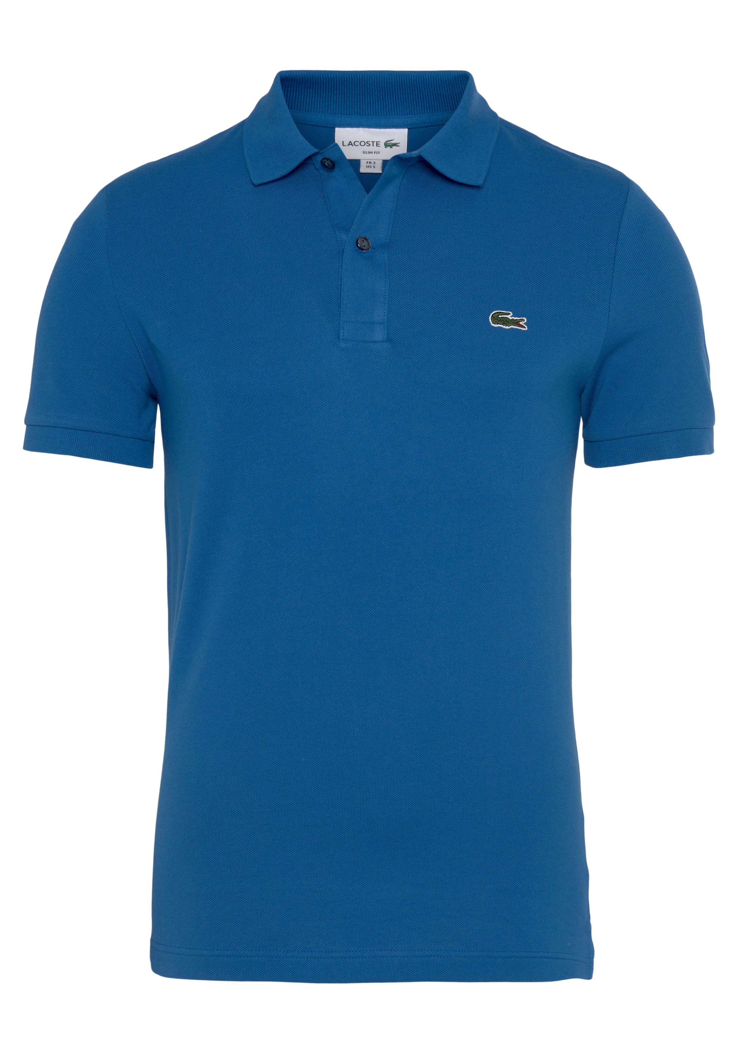 Lacoste Poloshirt mit gesticktem Logo auf der Brust kingdom