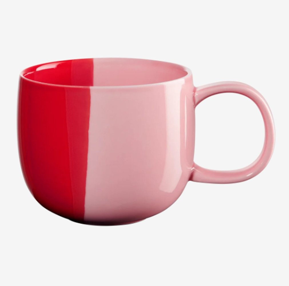 ASA SELECTION Tasse joy 6er Set gemischt Henkelbecher Porzellan 0,4 L, 1-tlg., 6 er Set Tassen gemischt