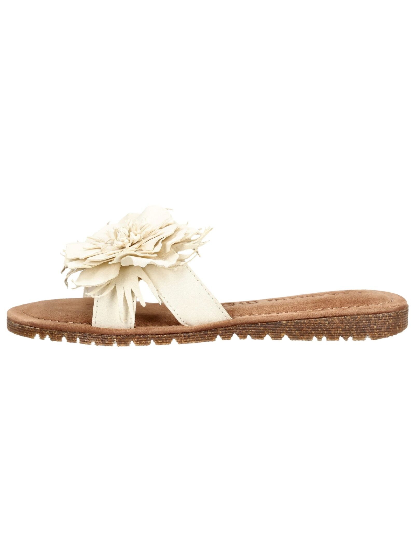 Lazamani Lazamani Pantoletten Leder/Textil Pantolette – Bild 2 von 5