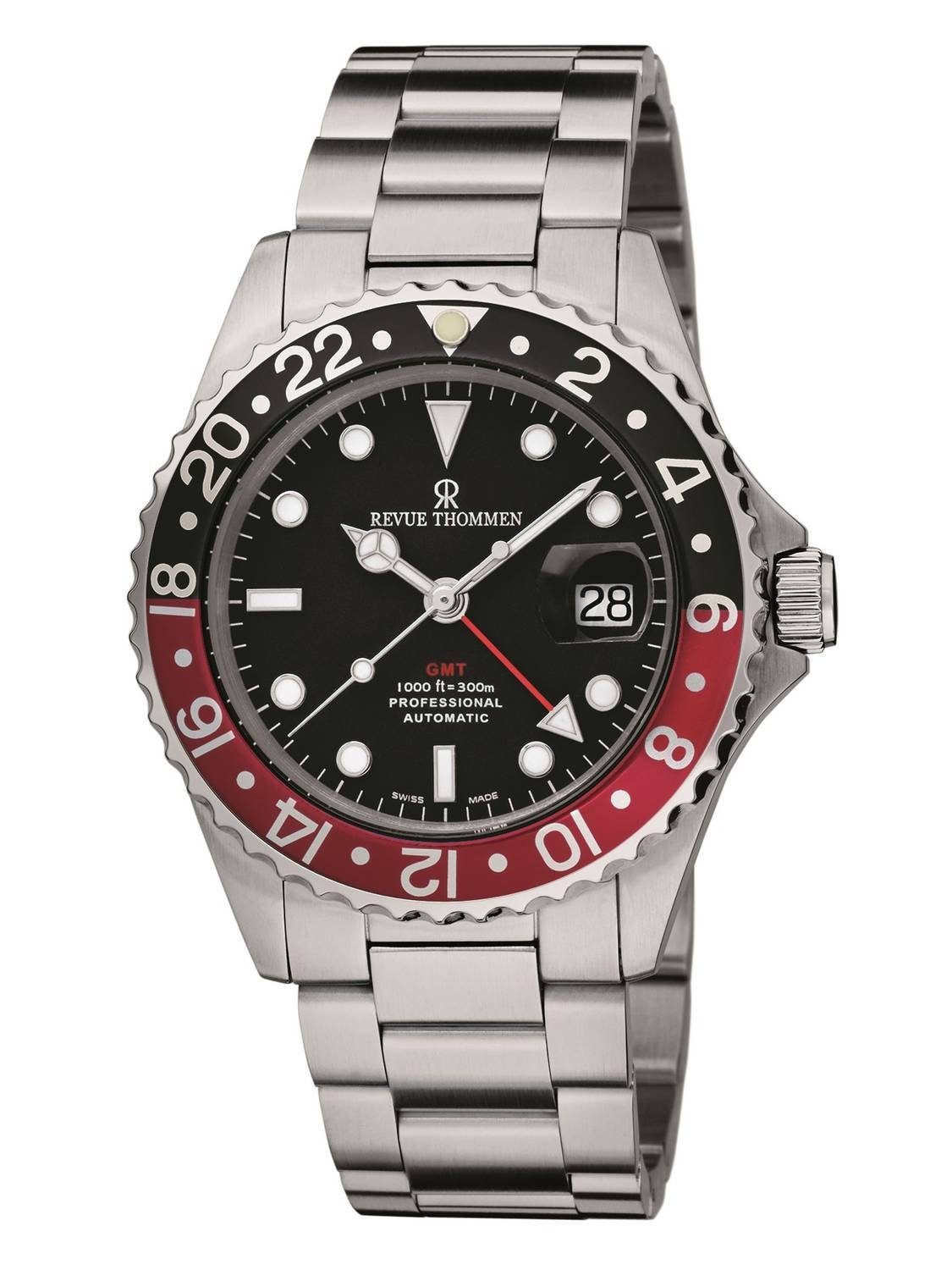 Revue Thommen Schweizer Uhr Diver GMT