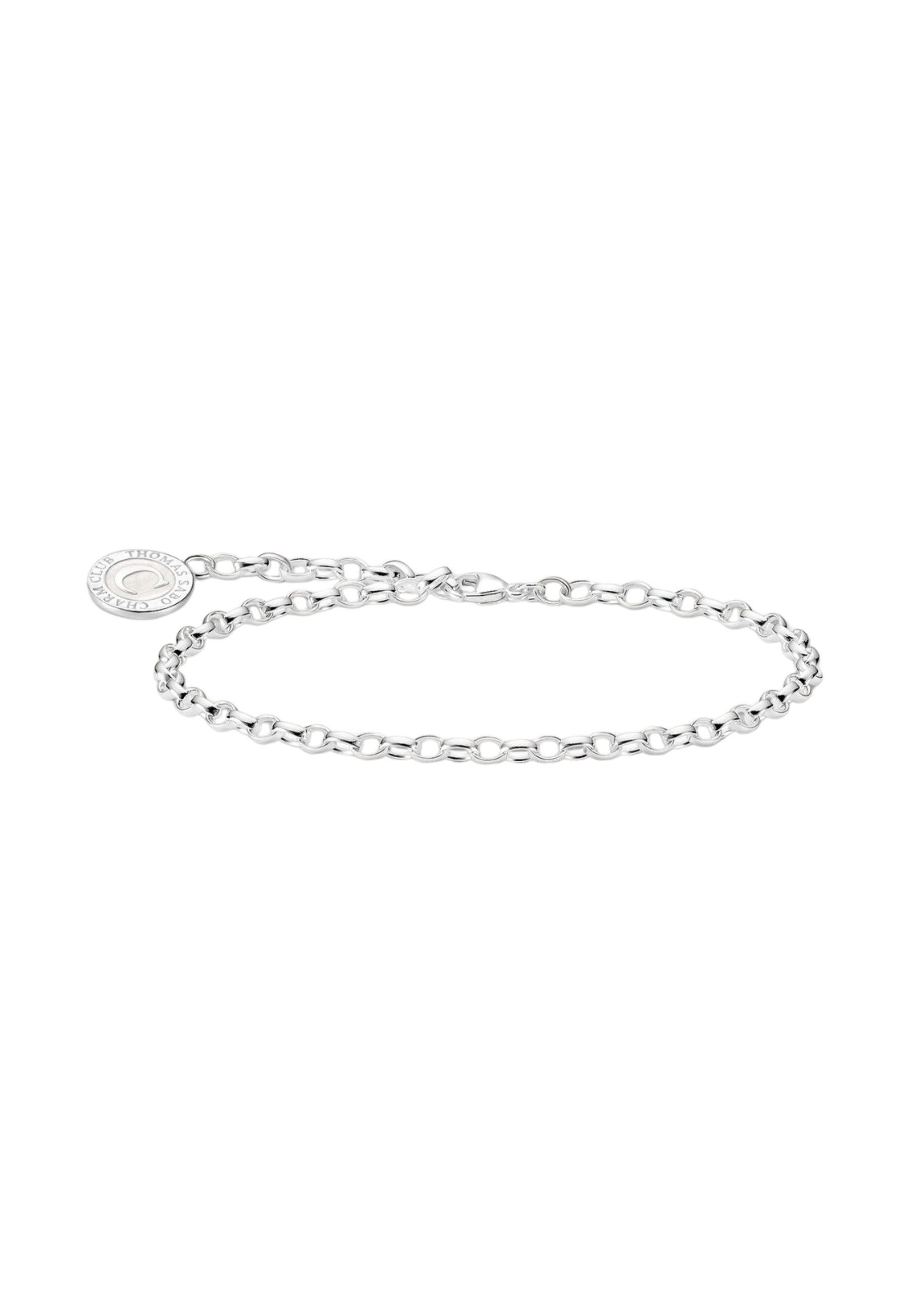 Thomas Sabo Armband Charm-Armband Aus Silber Mit Weißer Münze (Set)